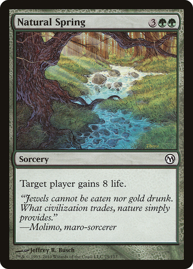 Natural Spring — Duels of the Planeswalkers — Magic: The Gathering