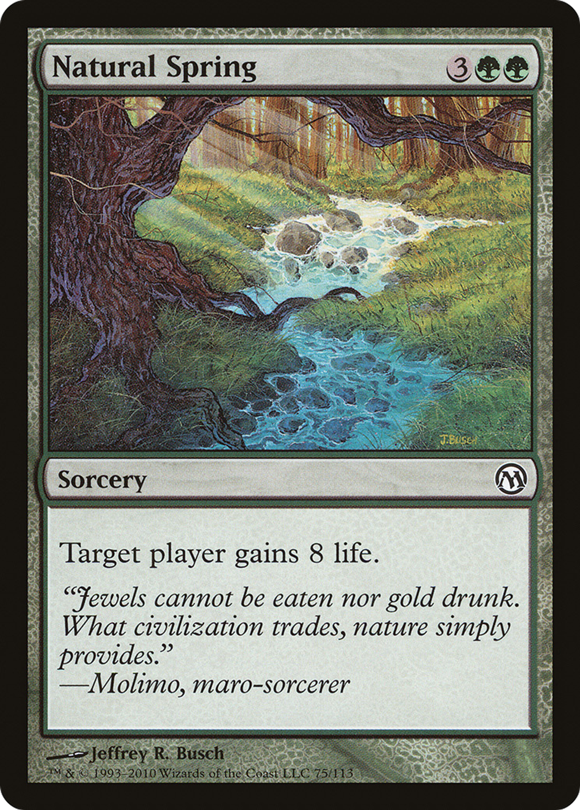 Natural Spring — Duels of the Planeswalkers — Magic: The Gathering