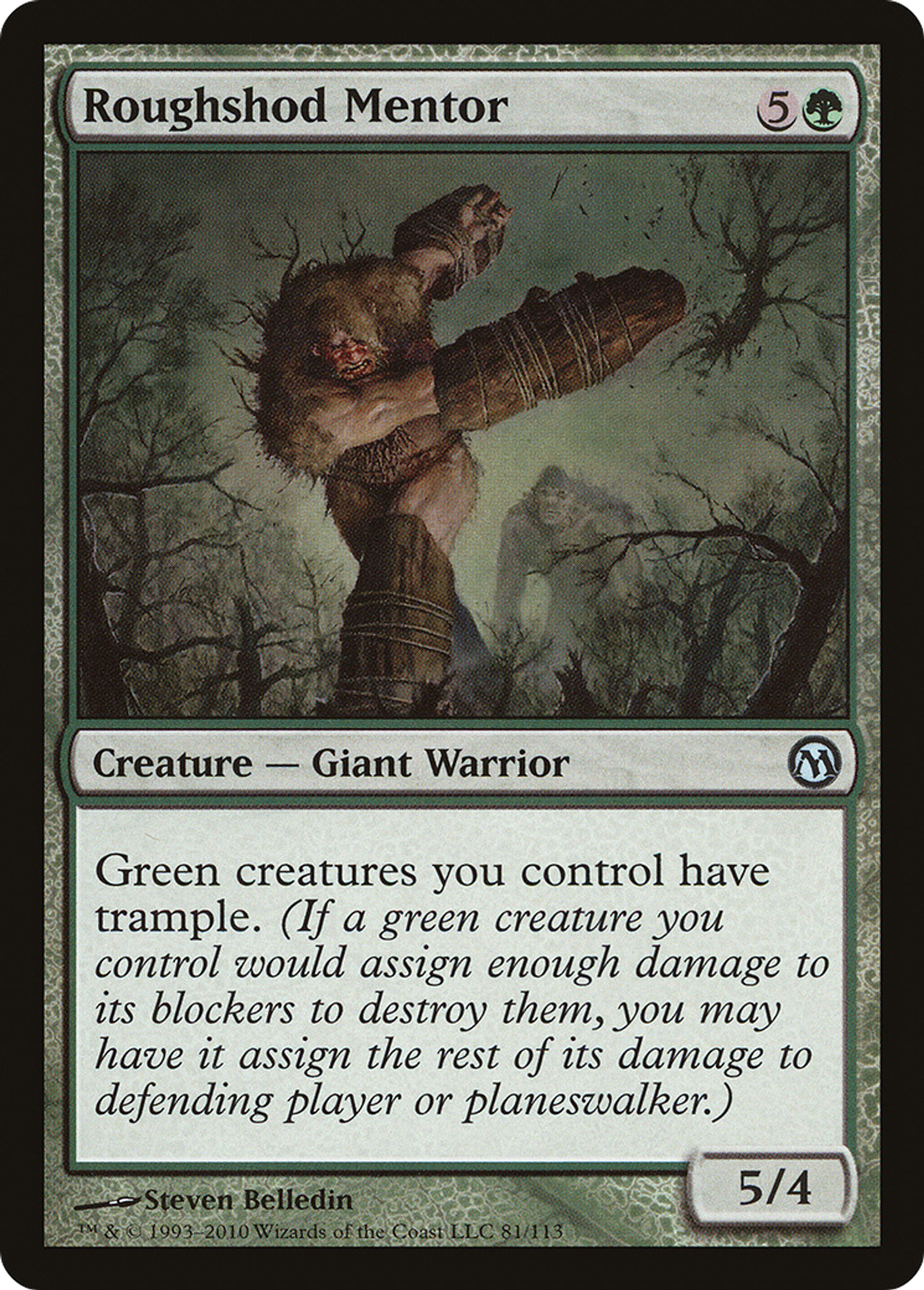 Roughshod Mentor — Duels of the Planeswalkers — Magic: The Gathering