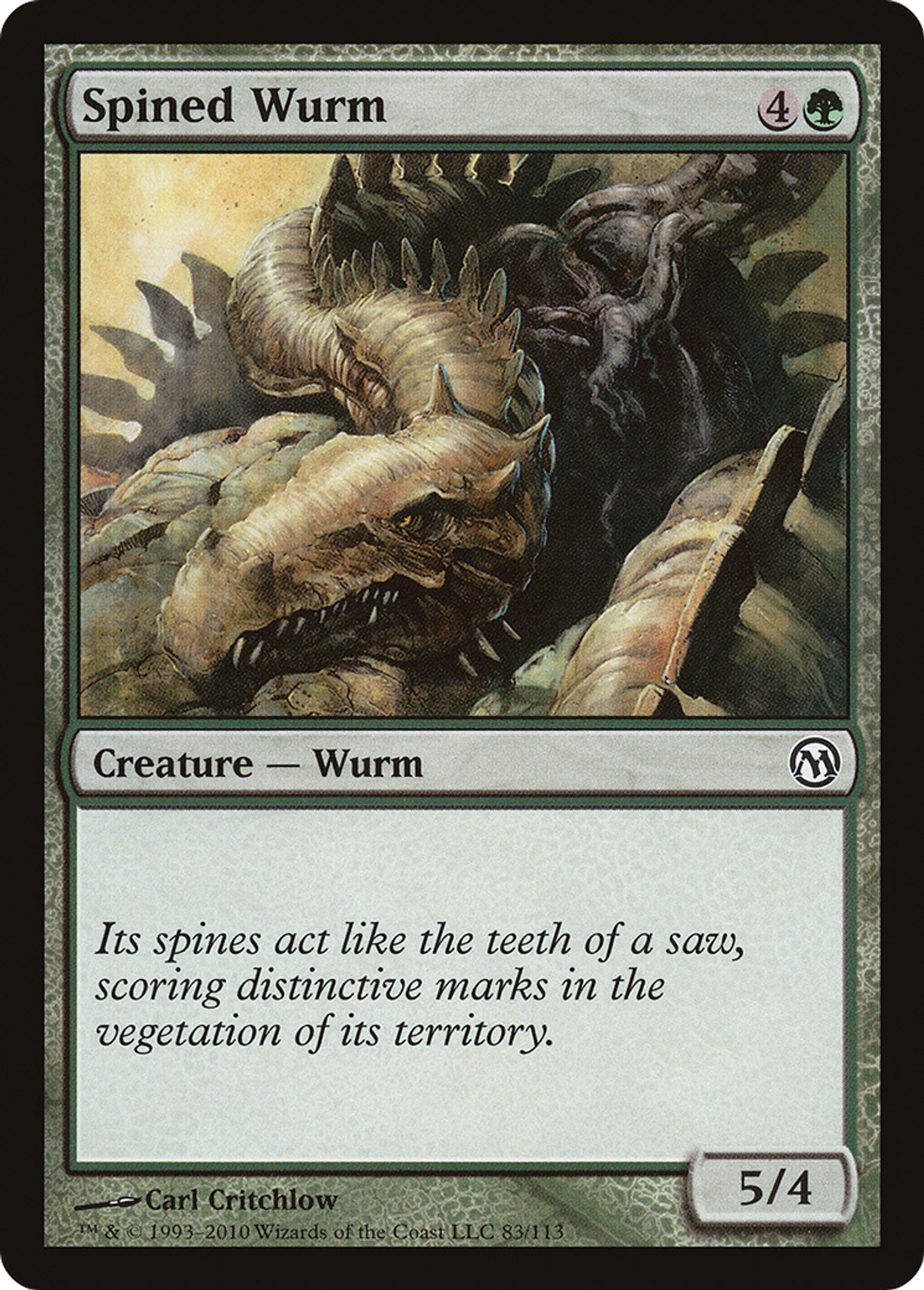Spined Wurm — Duels of the Planeswalkers — Magic: The Gathering