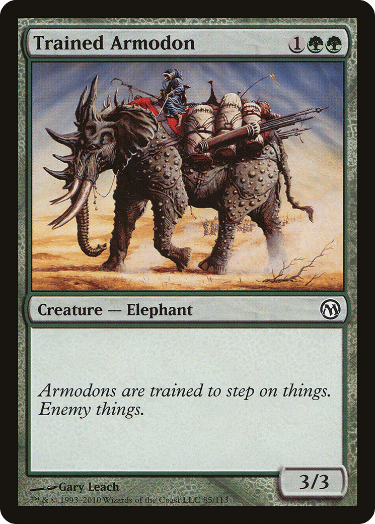 Trained Armodon — Duels of the Planeswalkers — Magic: The Gathering