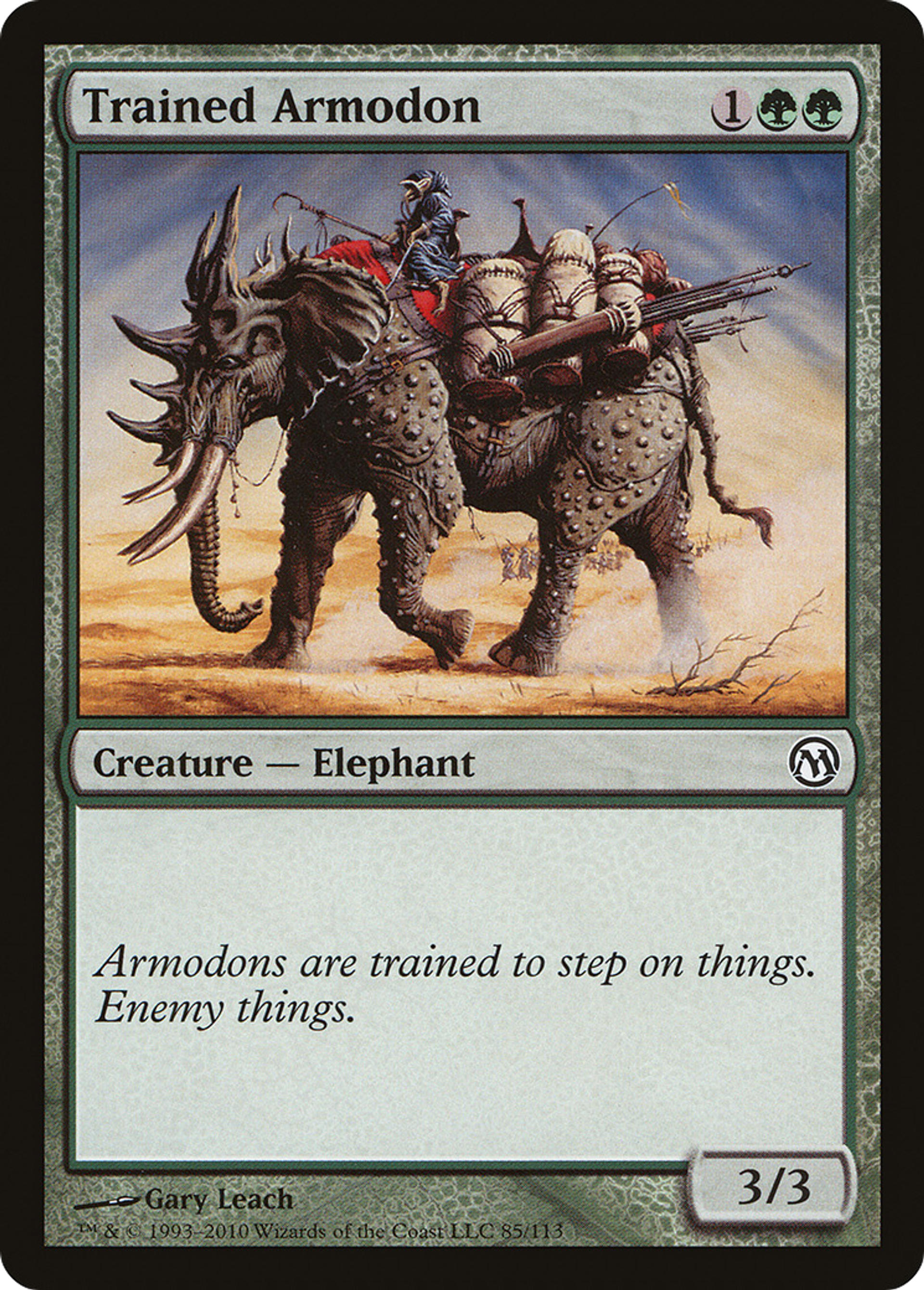 Trained Armodon — Duels of the Planeswalkers — Magic: The Gathering