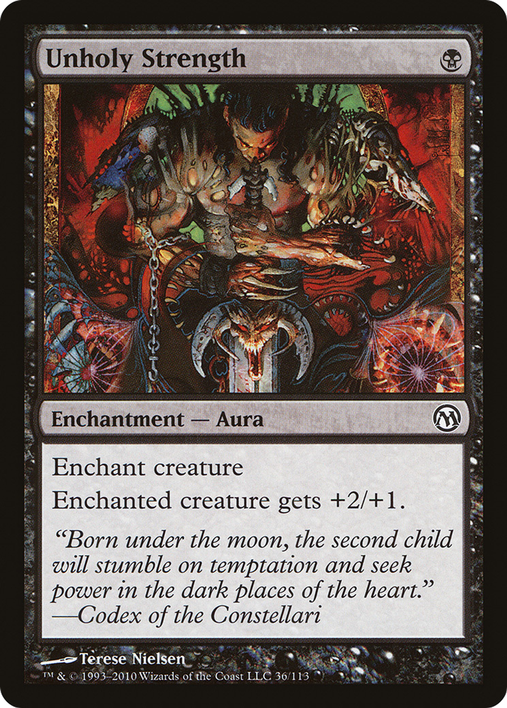 Unholy Strength — Duels of the Planeswalkers — Magic: The Gathering