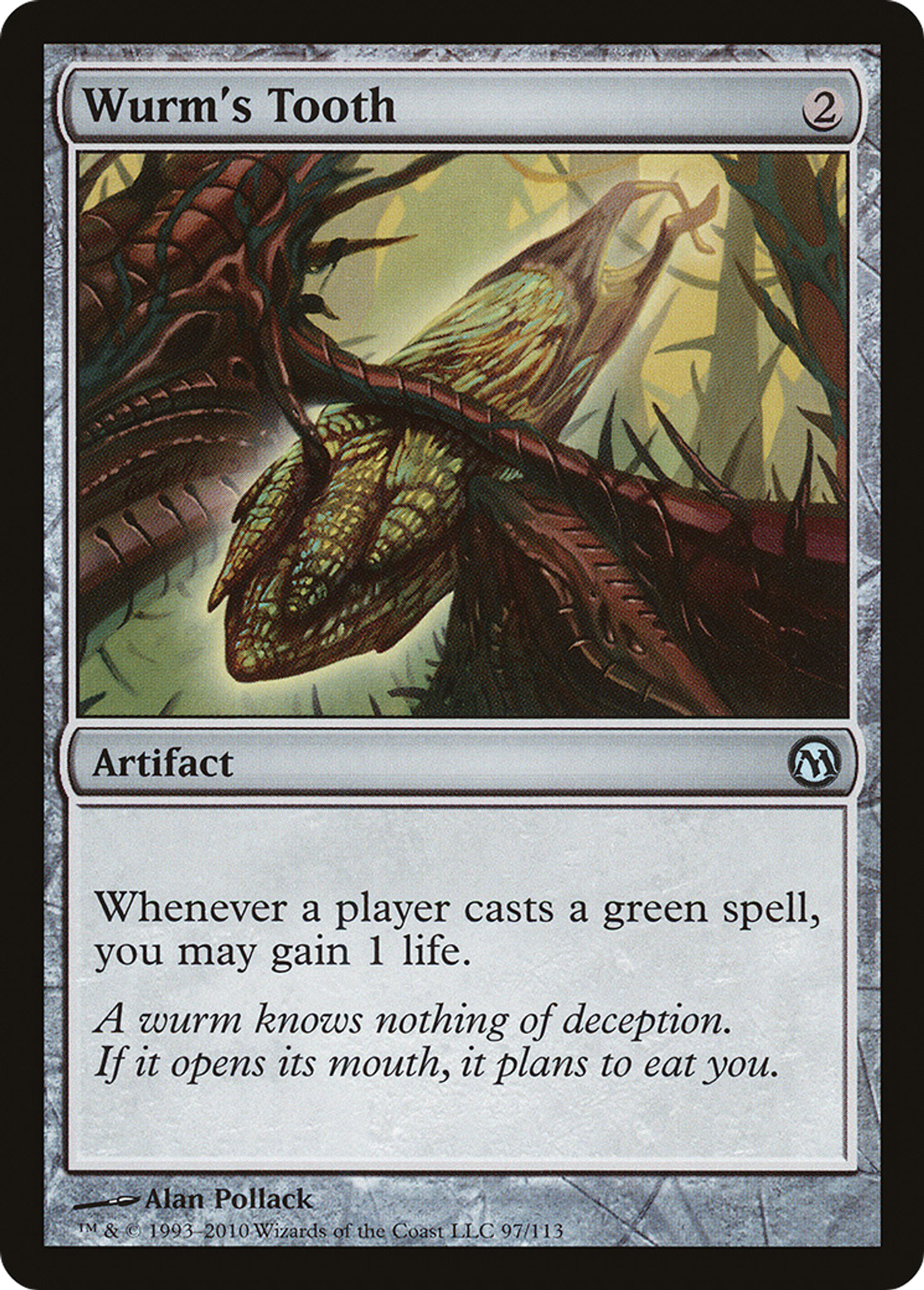 Wurm's Tooth — Duels of the Planeswalkers — Magic: The Gathering
