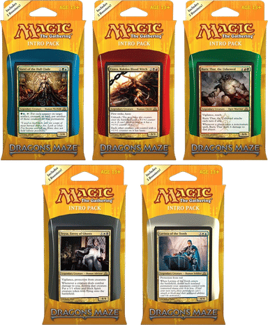 Product image for Dragons Maze Intro Pack Display