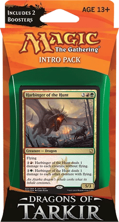 Display d'Intro Packs Les Dragons de Tarkir — Dragons of Tarkir — Magic: The Gathering