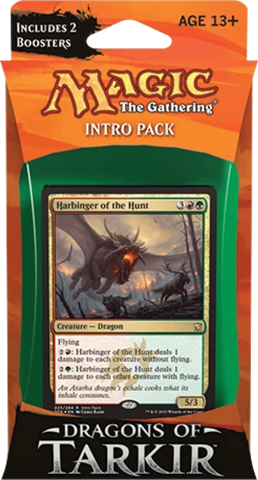 Dragons of Tarkir Intro Pack Display from Dragons of Tarkir - Magic: The Gathering
