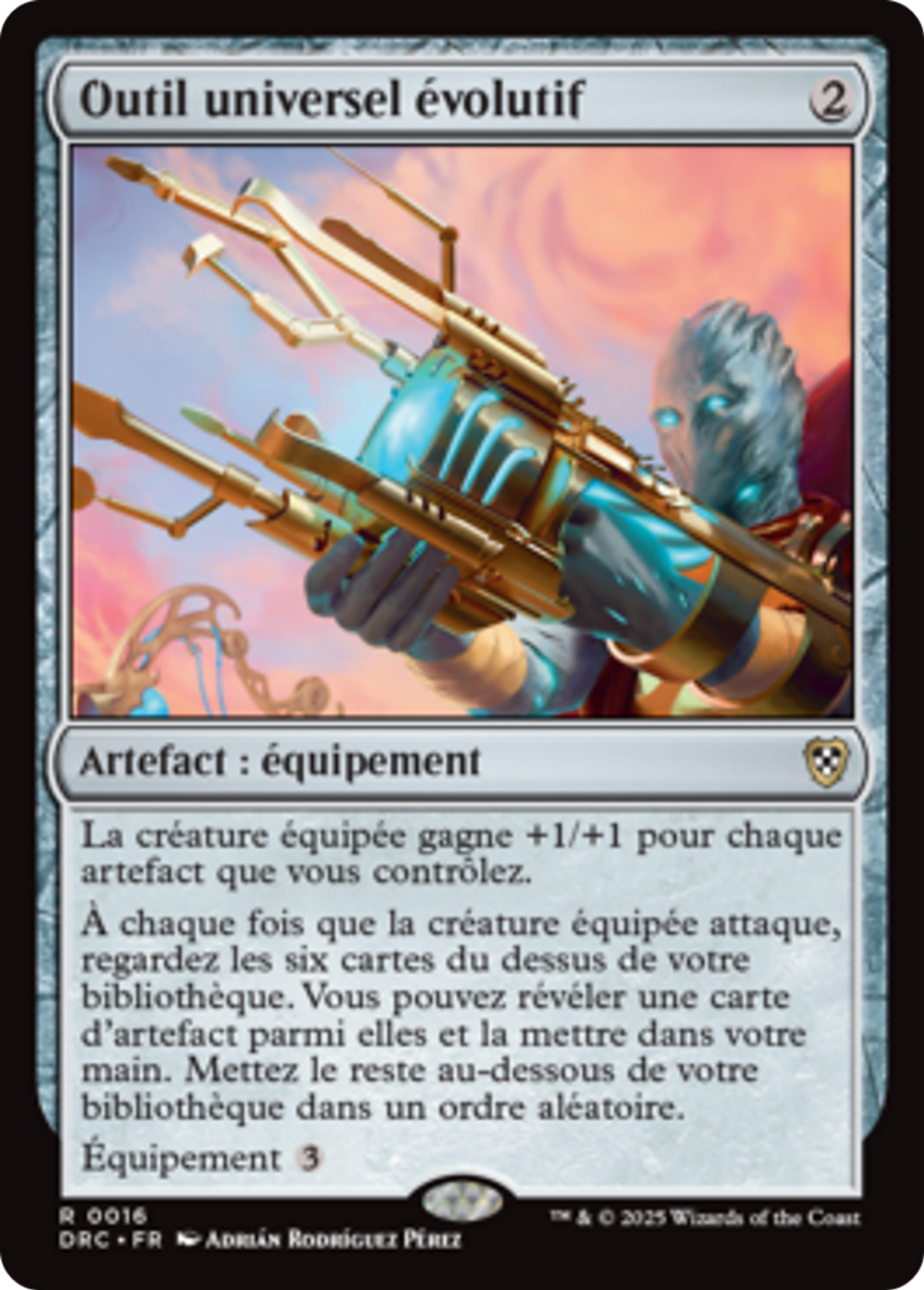 Outil universel évolutif — Aetherdrift Commander — Magic: The Gathering