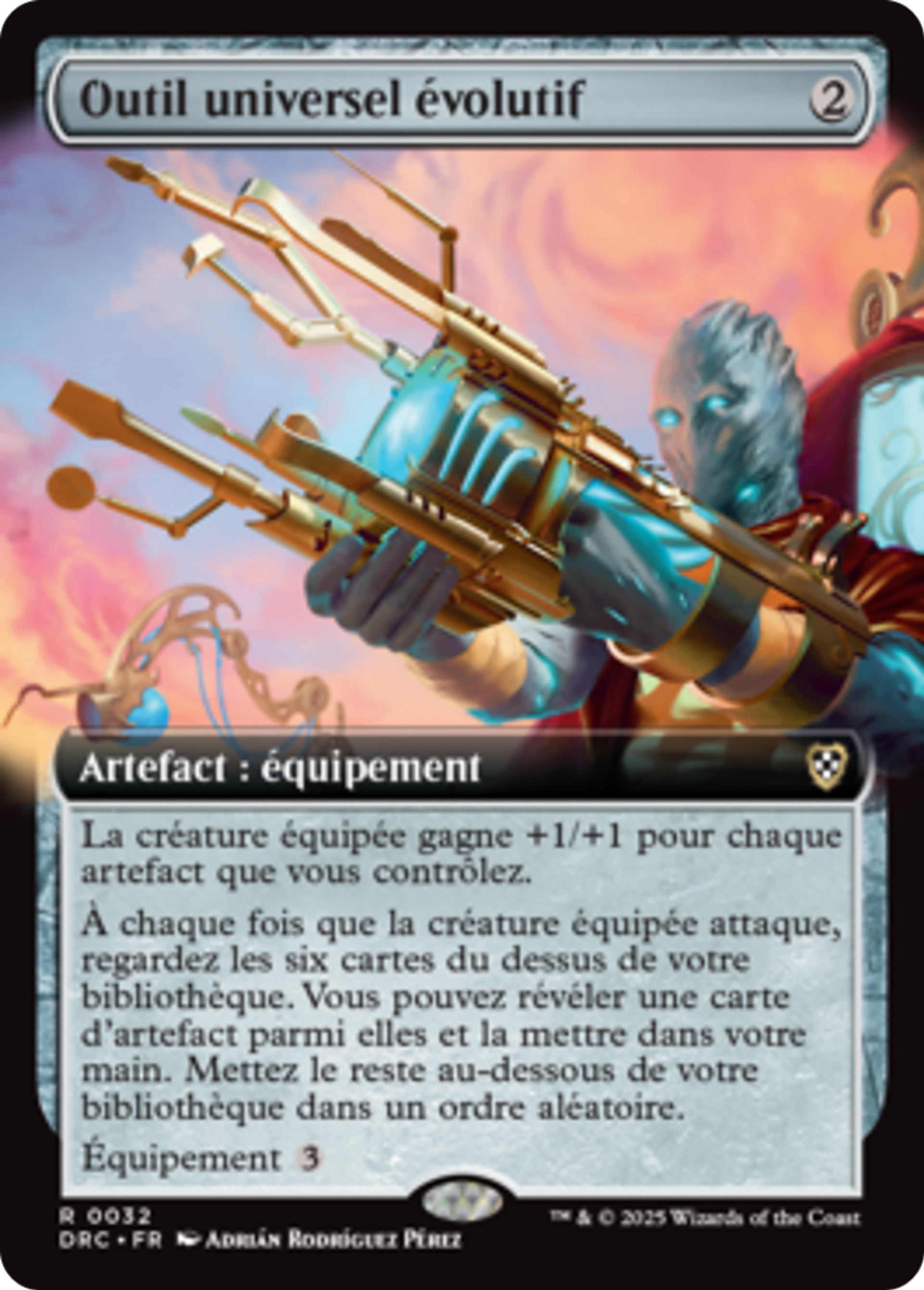 Outil universel évolutif — Aetherdrift Commander — Magic: The Gathering