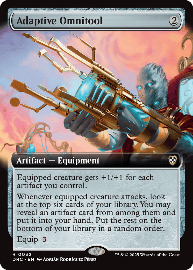 Adaptive Omnitool — Aetherdrift Commander — Magic: The Gathering