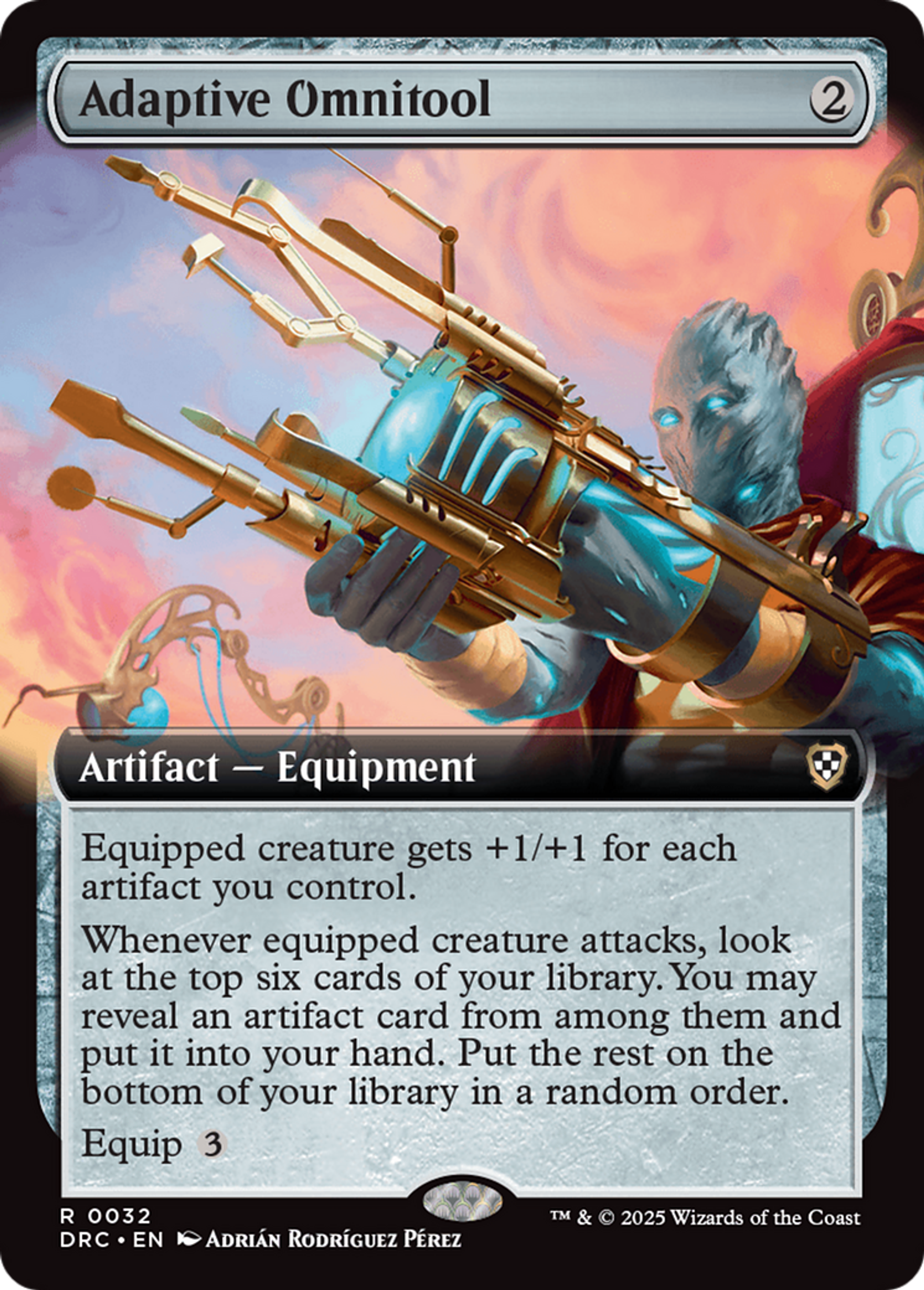 Adaptive Omnitool — Aetherdrift Commander — Magic: The Gathering