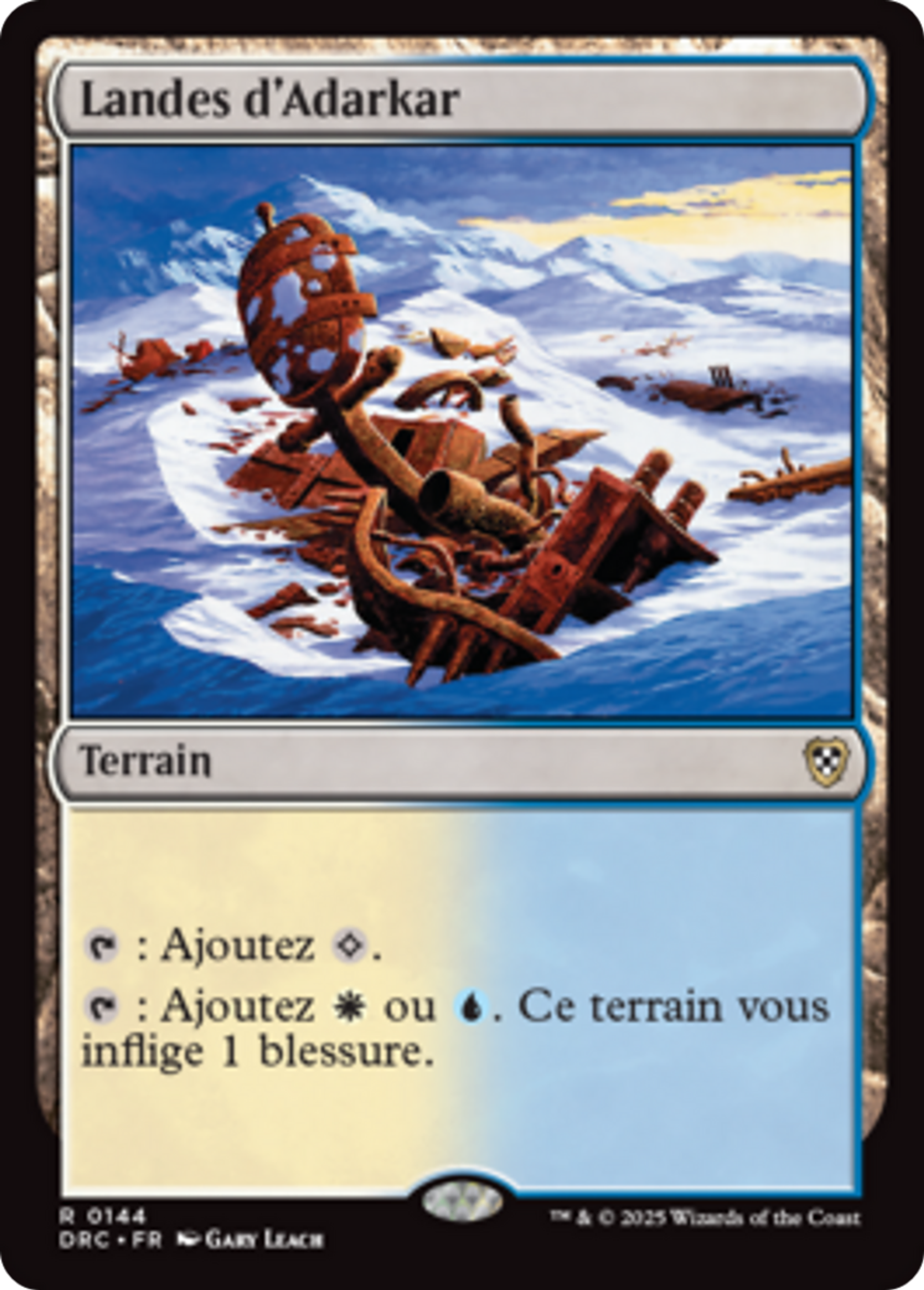 Landes d'Adarkar — Aetherdrift Commander — Magic: The Gathering