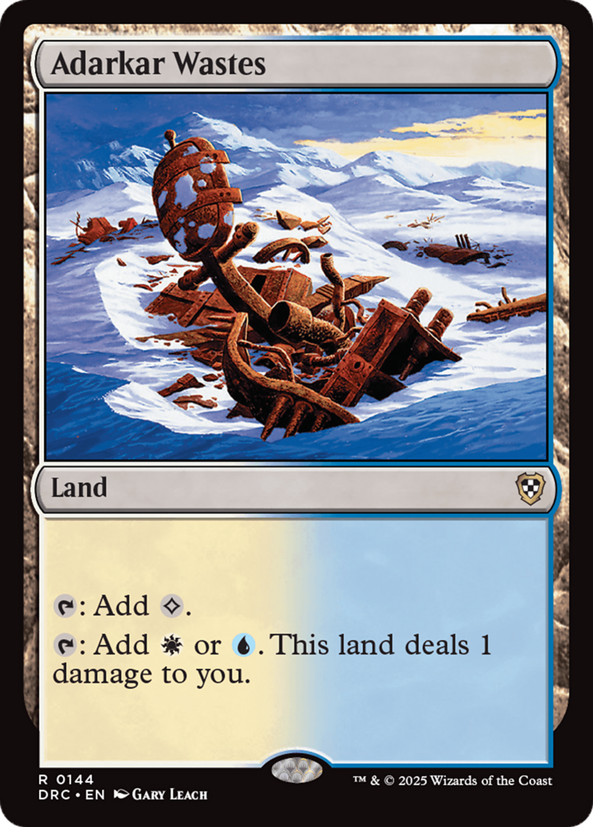 Adarkar Wastes — Aetherdrift Commander — Magic: The Gathering