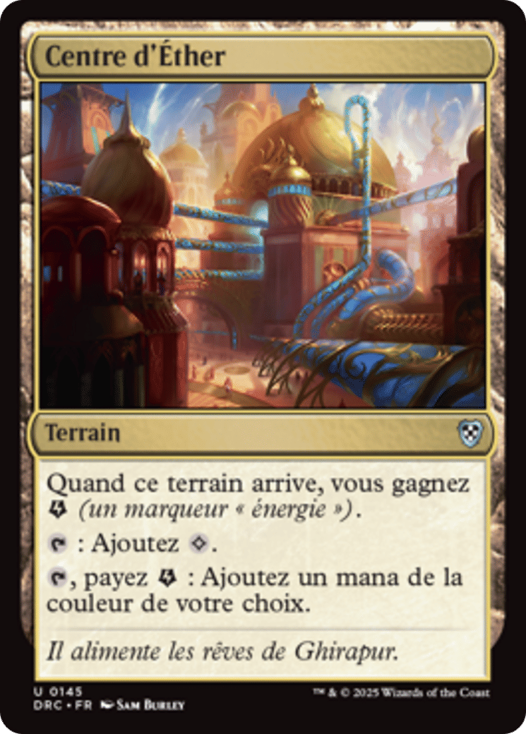 Centre d'Éther — Aetherdrift Commander — Magic: The Gathering