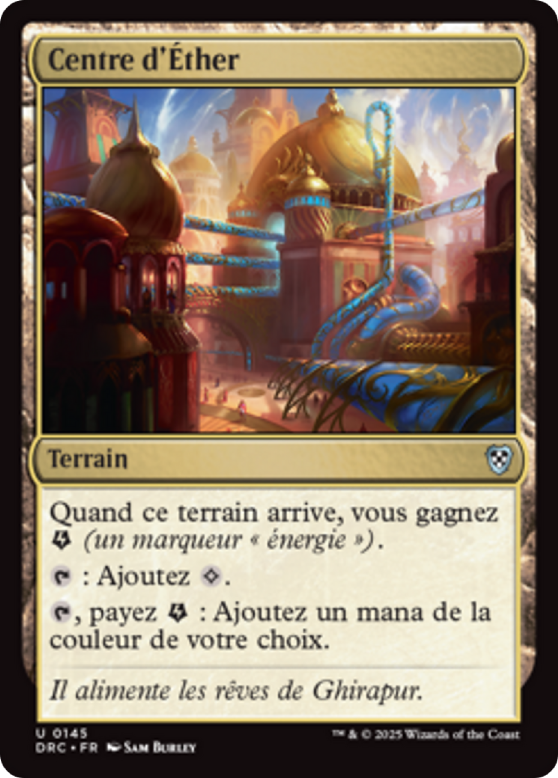 Centre d'Éther — Aetherdrift Commander — Magic: The Gathering