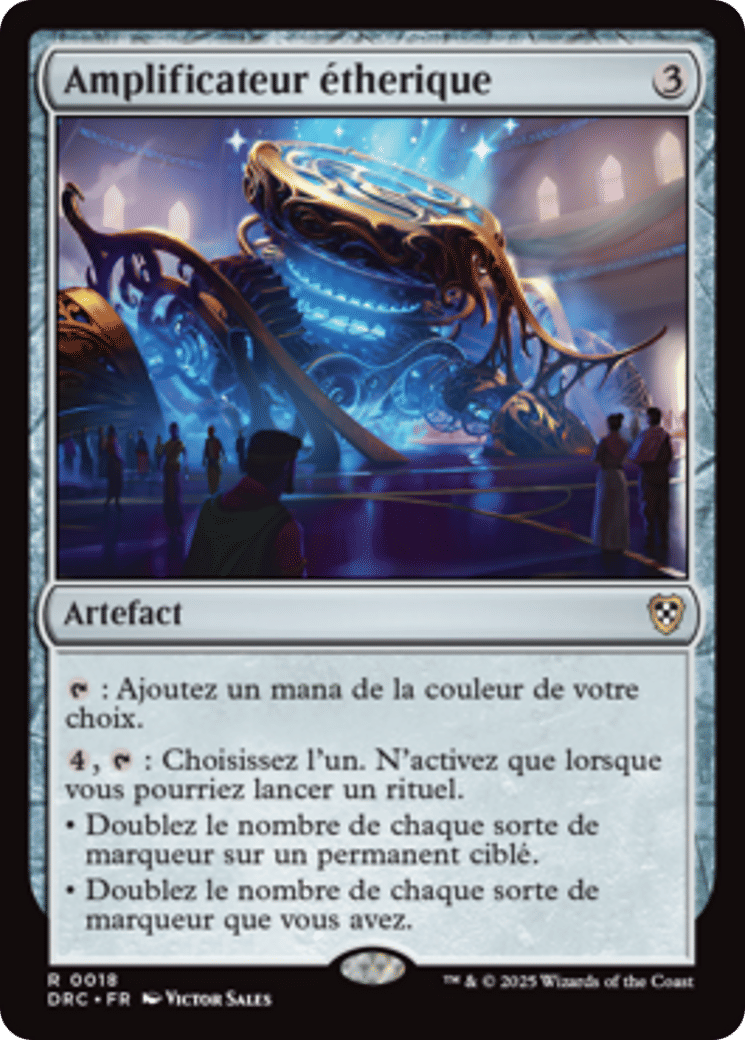 Amplificateur étherique — Aetherdrift Commander — Magic: The Gathering