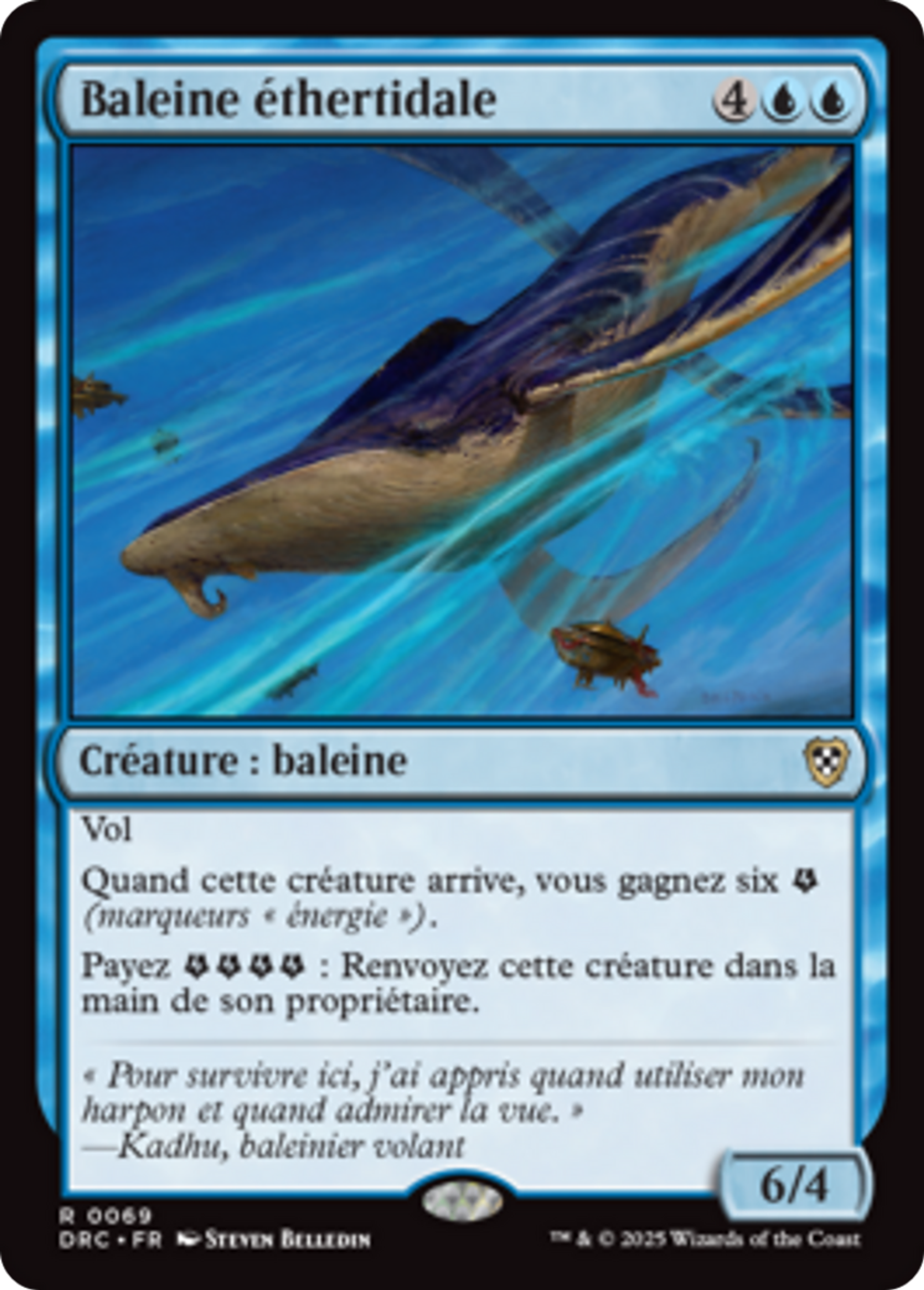 Baleine éthertidale — Aetherdrift Commander — Magic: The Gathering
