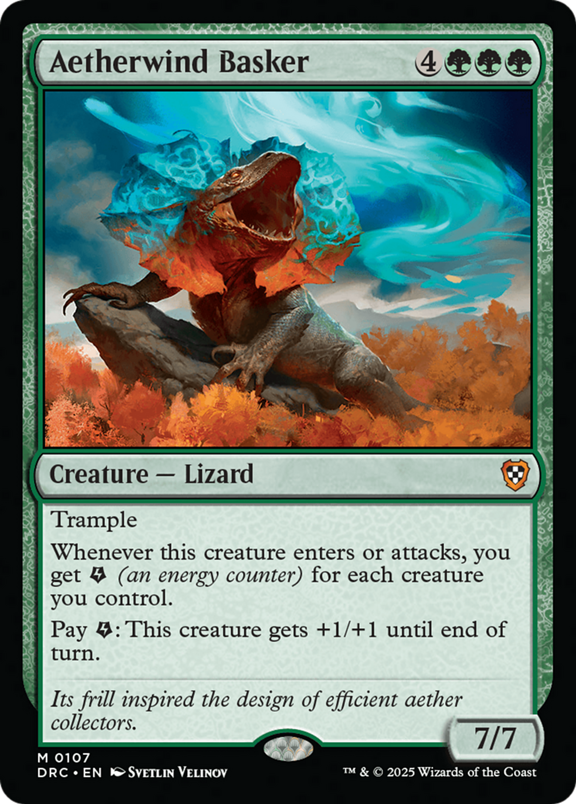 Aetherwind Basker — Aetherdrift Commander — Magic: The Gathering