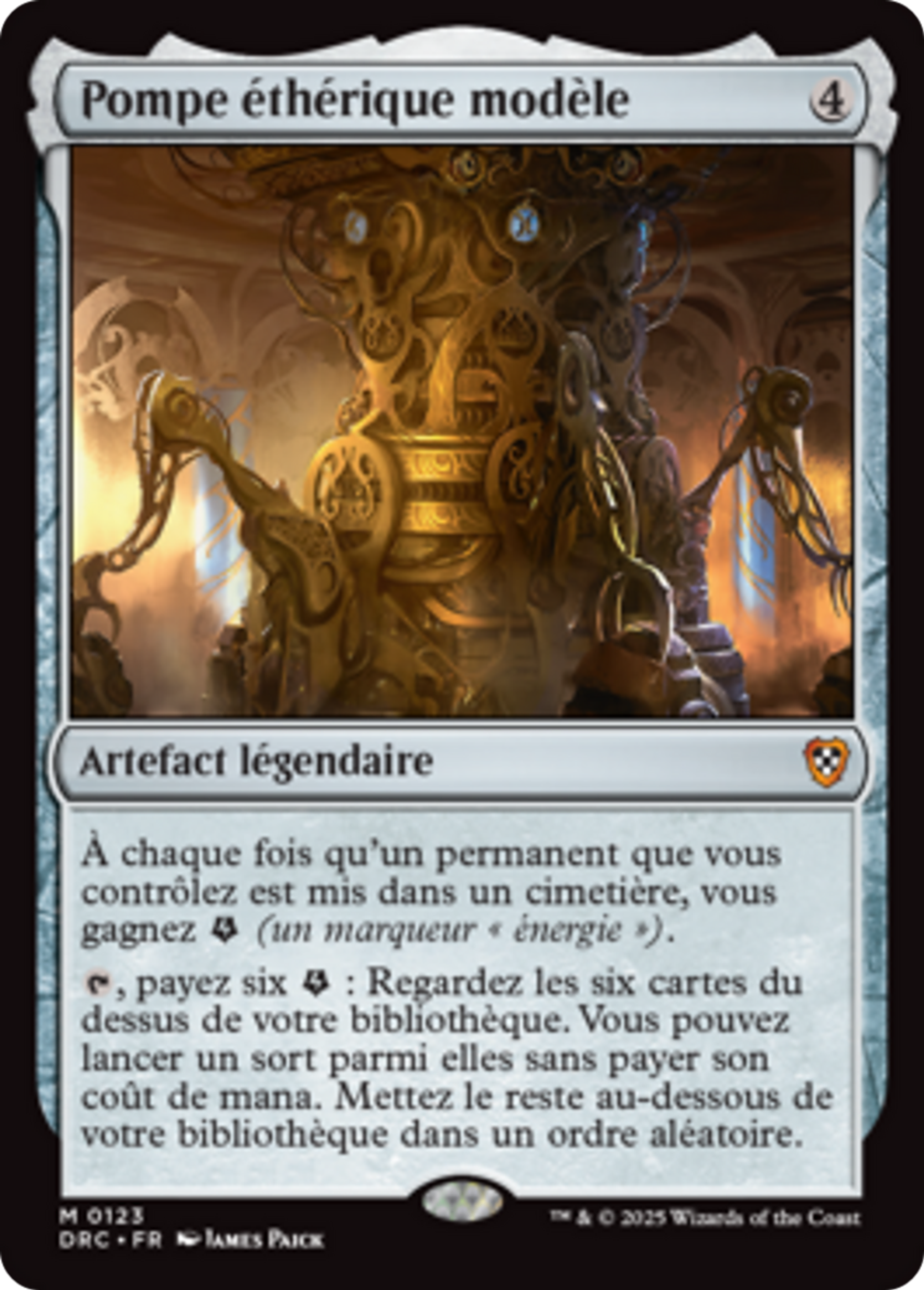 Pompe éthérique modèle — Aetherdrift Commander — Magic: The Gathering
