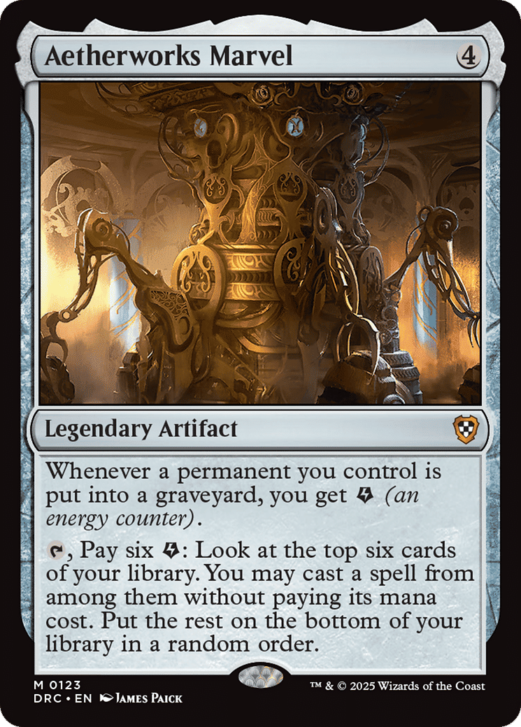 Aetherworks Marvel — Aetherdrift Commander — Magic: The Gathering