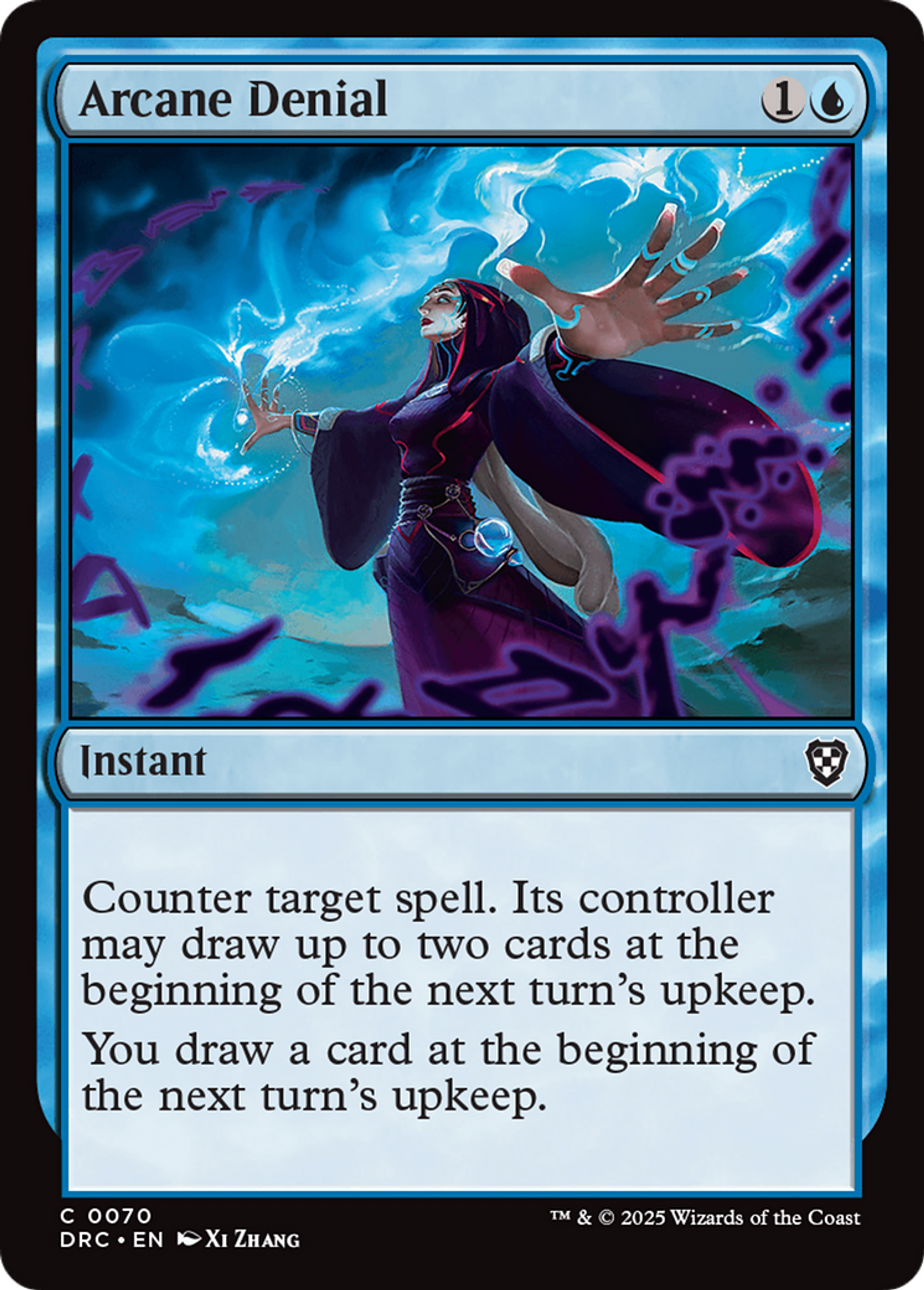 Arcane Denial — Aetherdrift Commander — Magic: The Gathering