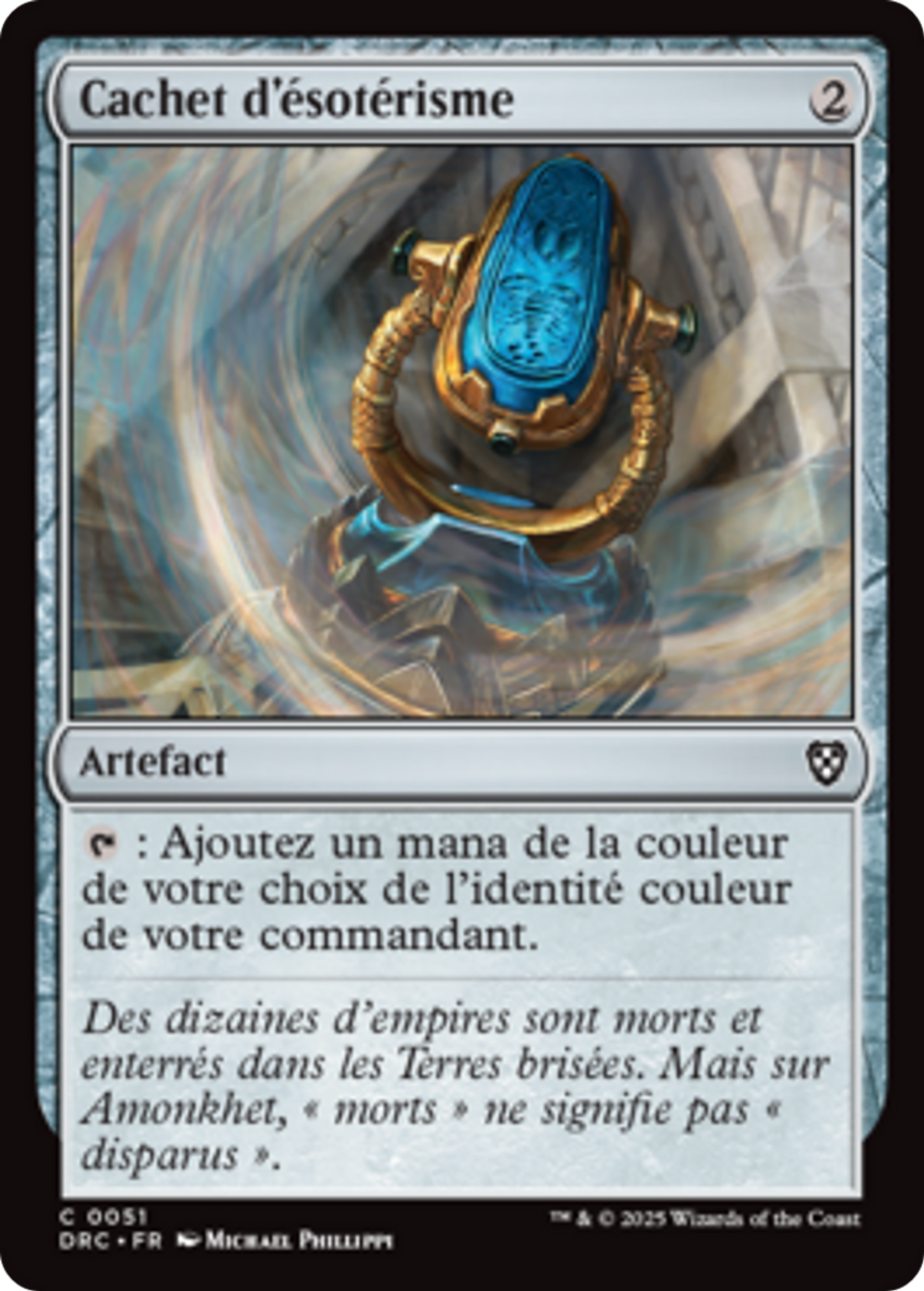 Cachet d'ésotérisme — Aetherdrift Commander — Magic: The Gathering