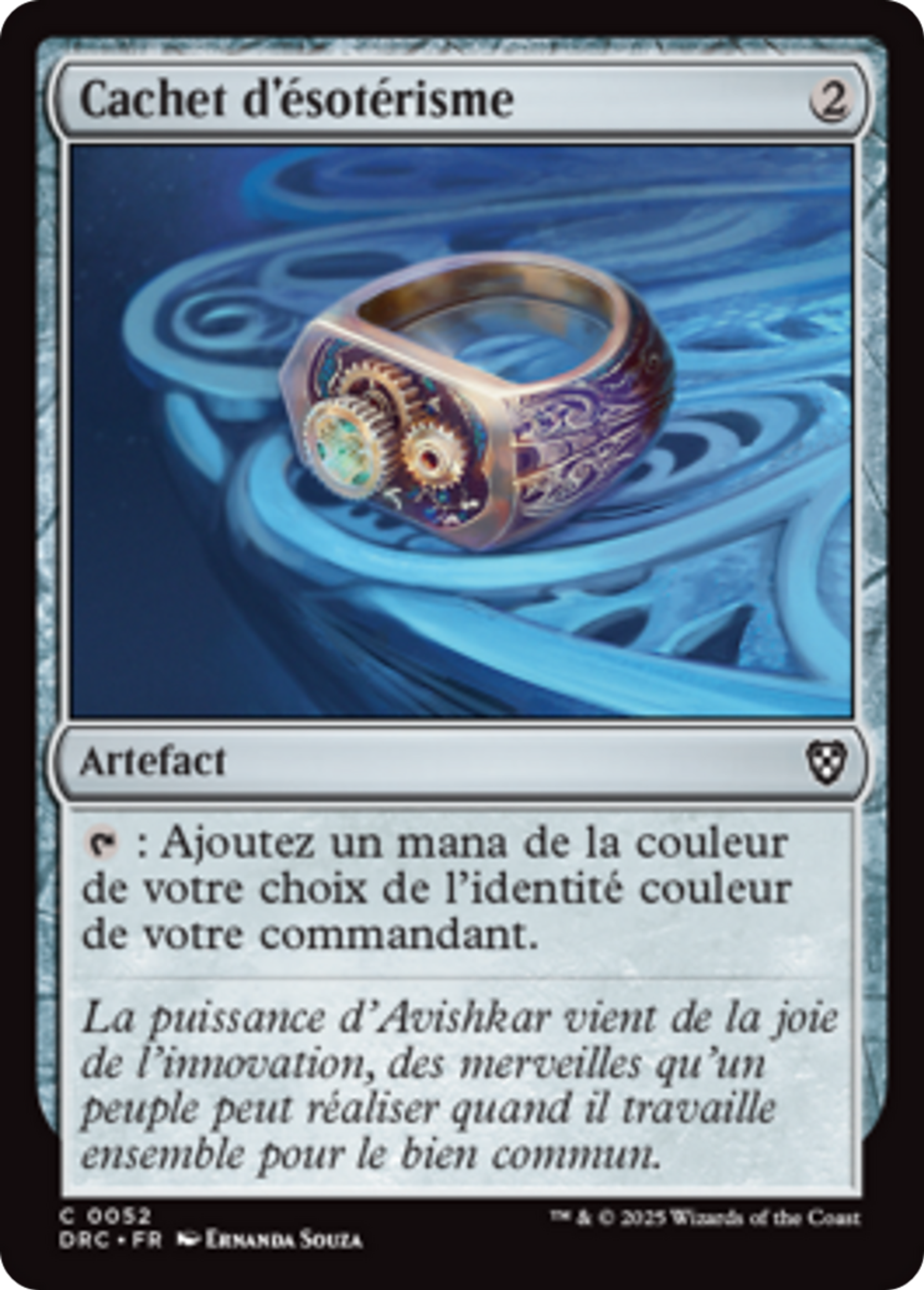 Cachet d'ésotérisme — Aetherdrift Commander — Magic: The Gathering
