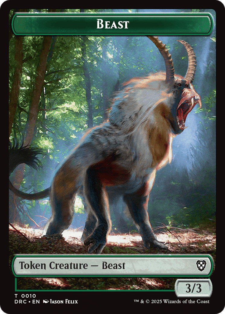 Beast — Aetherdrift Commander — Magic: The Gathering