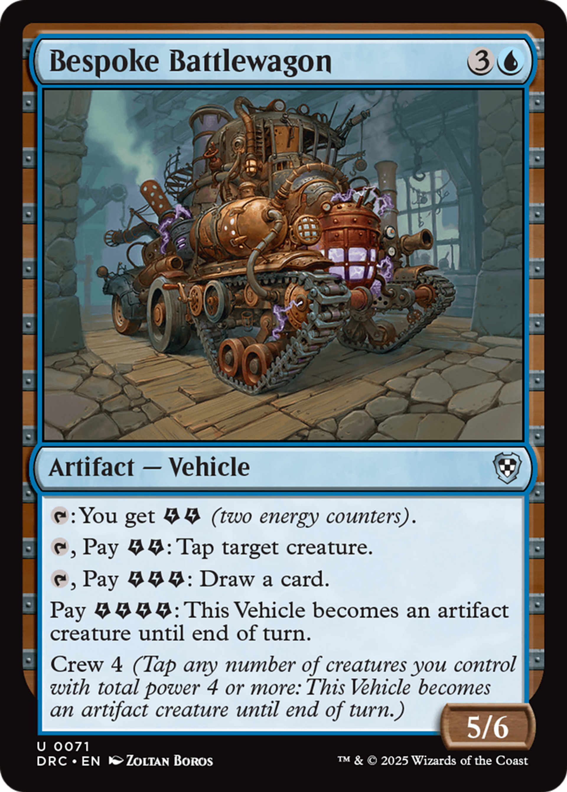 Bespoke Battlewagon — Aetherdrift Commander — Magic: The Gathering