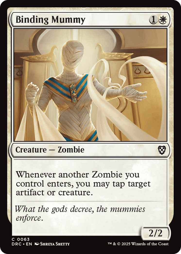 Binding Mummy — Aetherdrift Commander — Magic: The Gathering