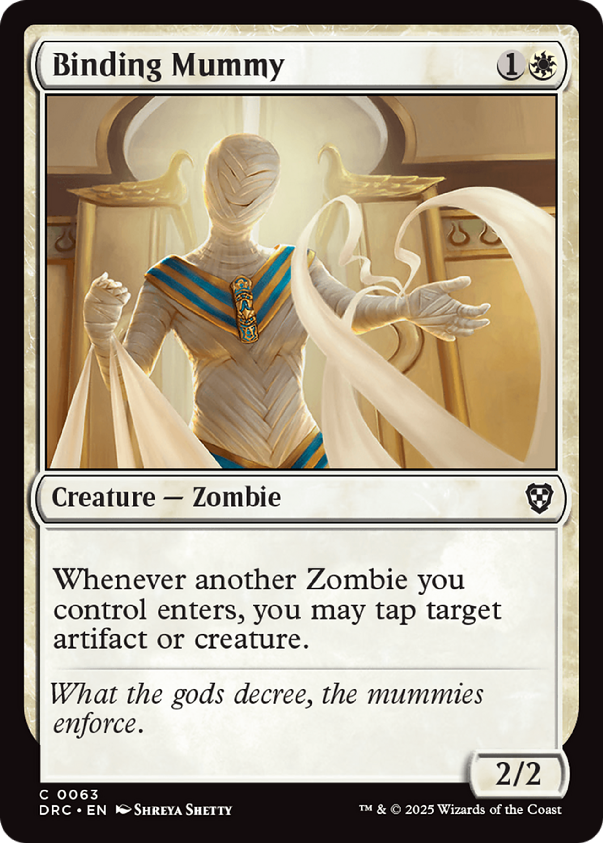 Binding Mummy — Aetherdrift Commander — Magic: The Gathering