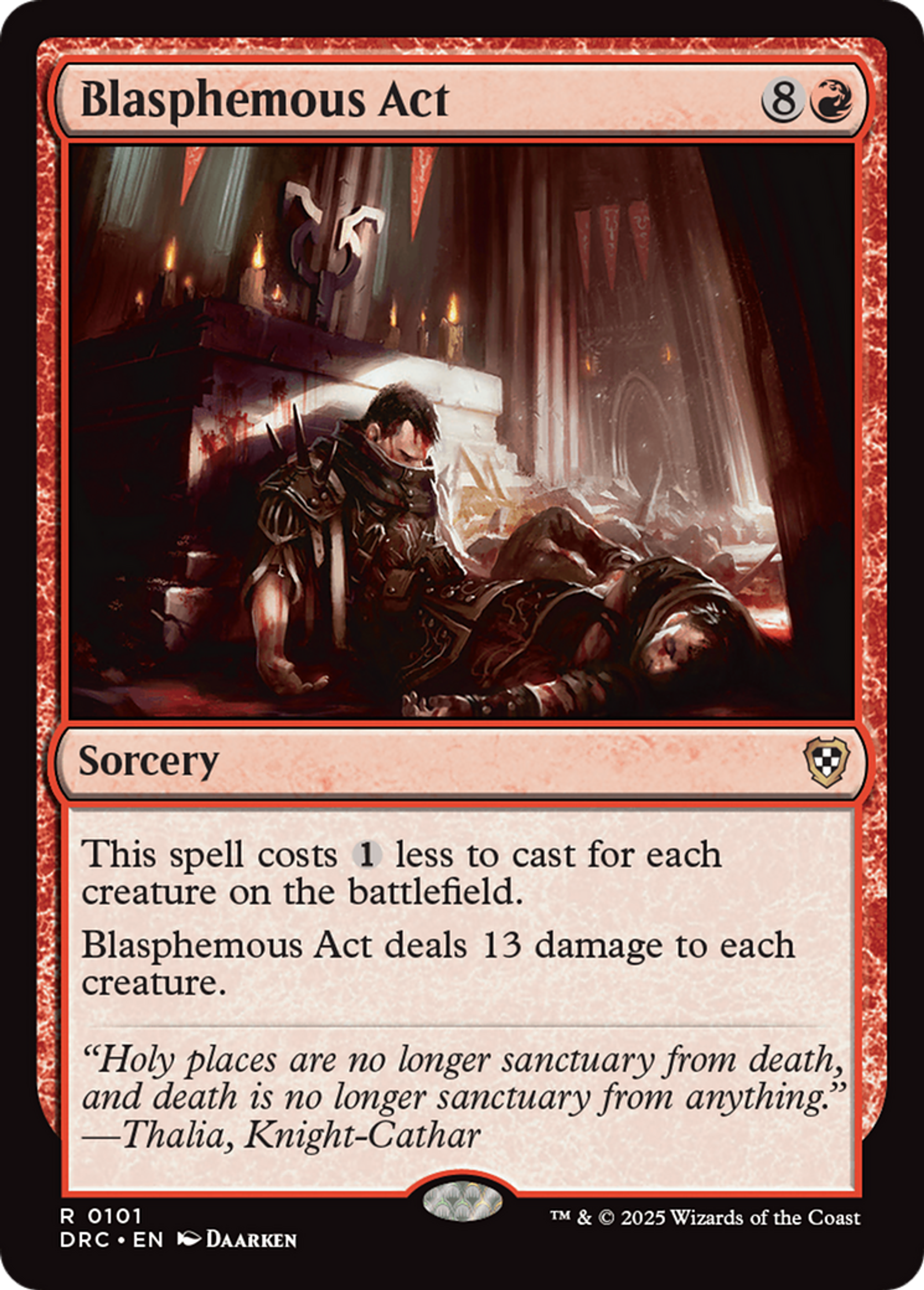 Blasphemous Act — Aetherdrift Commander — Magic: The Gathering