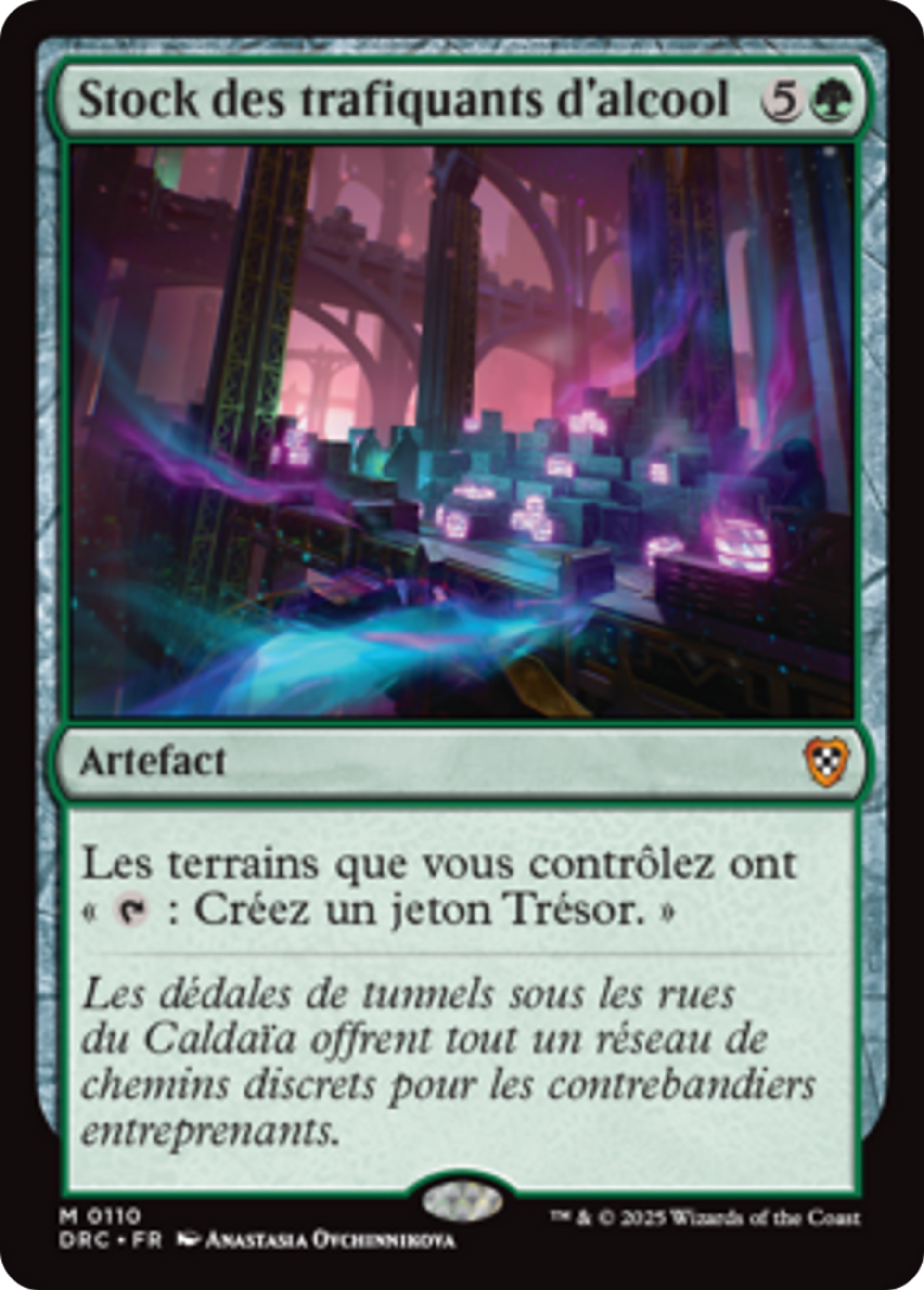 Stock des trafiquants d'alcool — Aetherdrift Commander — Magic: The Gathering