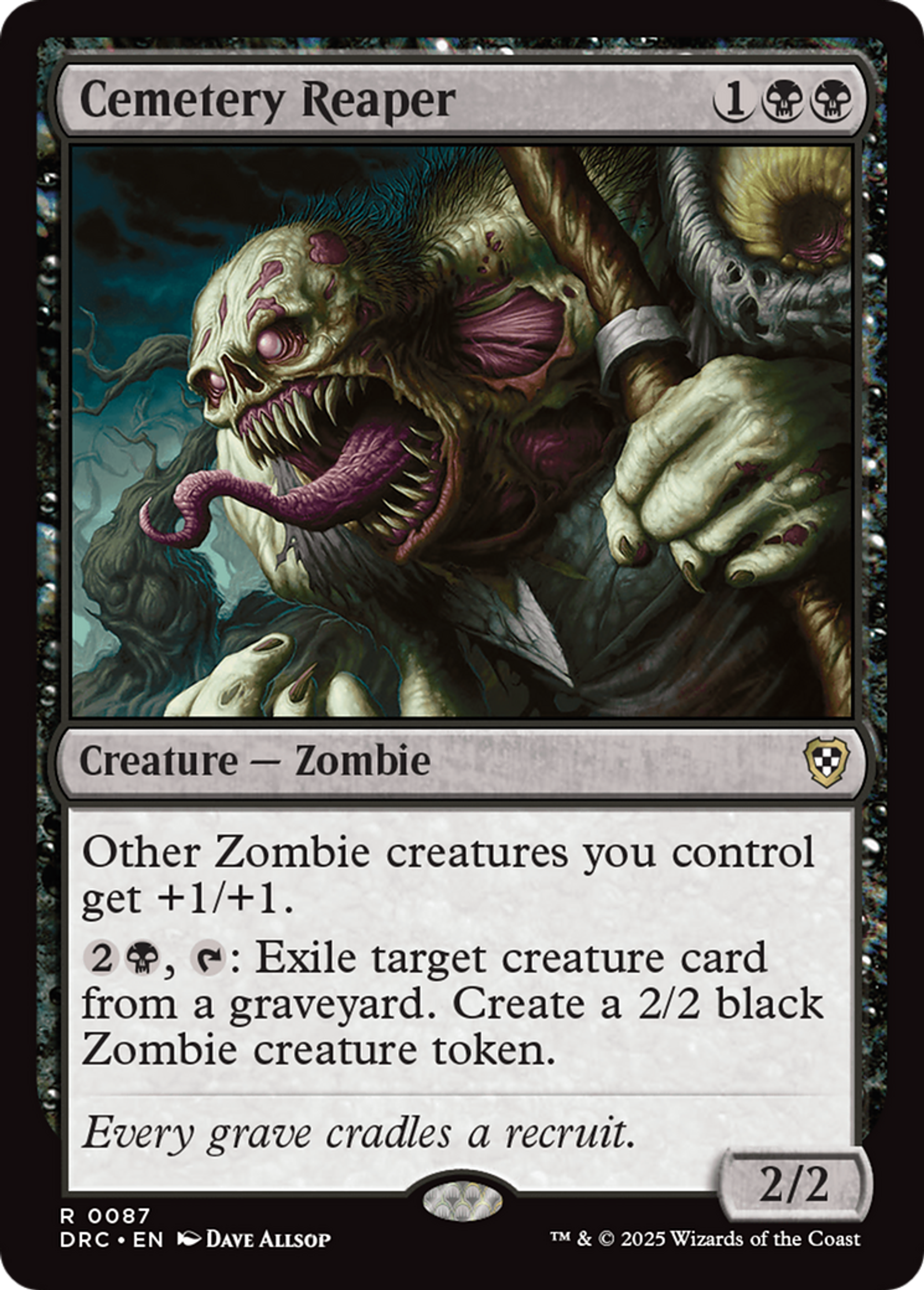 Cemetery Reaper — Aetherdrift Commander — Magic: The Gathering