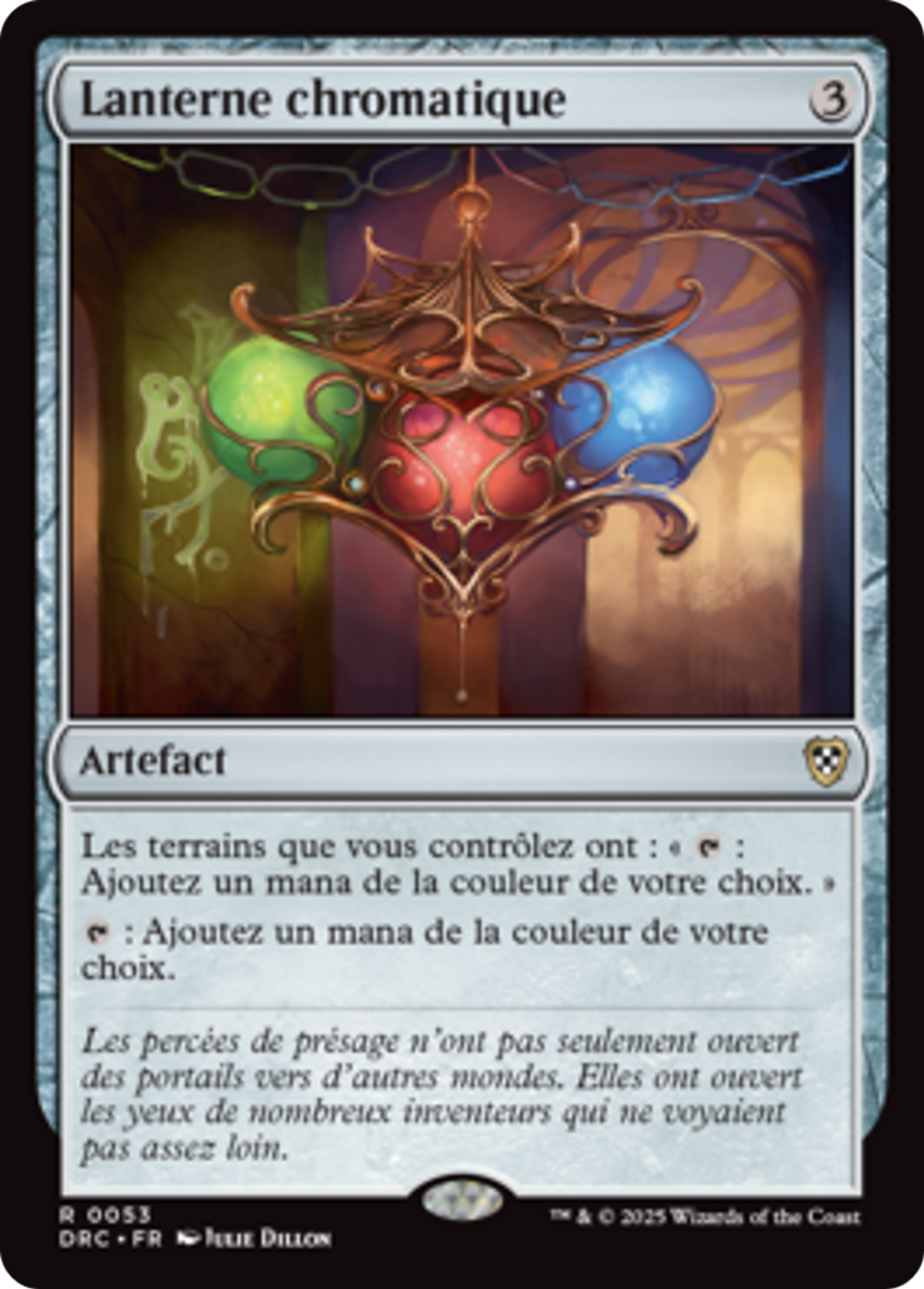 Lanterne chromatique — Aetherdrift Commander — Magic: The Gathering