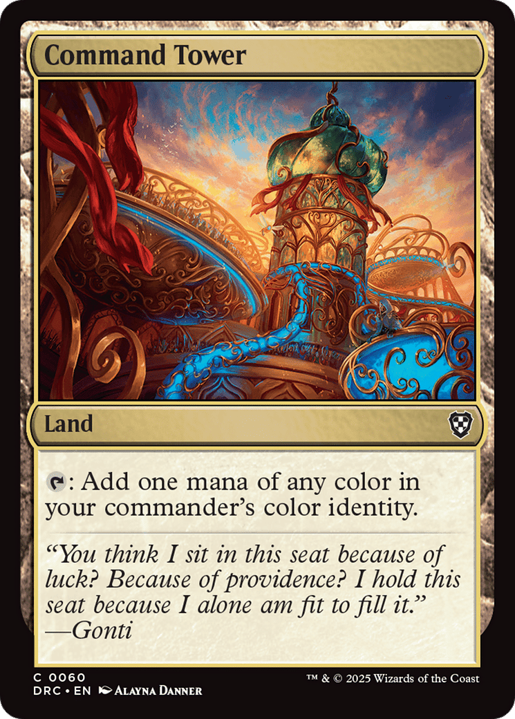 Command Tower — Aetherdrift Commander — Magic: The Gathering