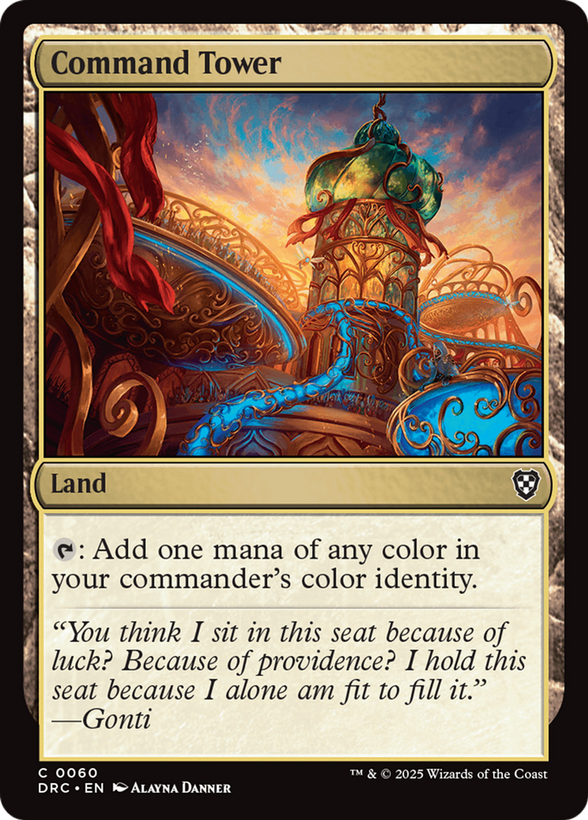 Command Tower — Aetherdrift Commander — Magic: The Gathering