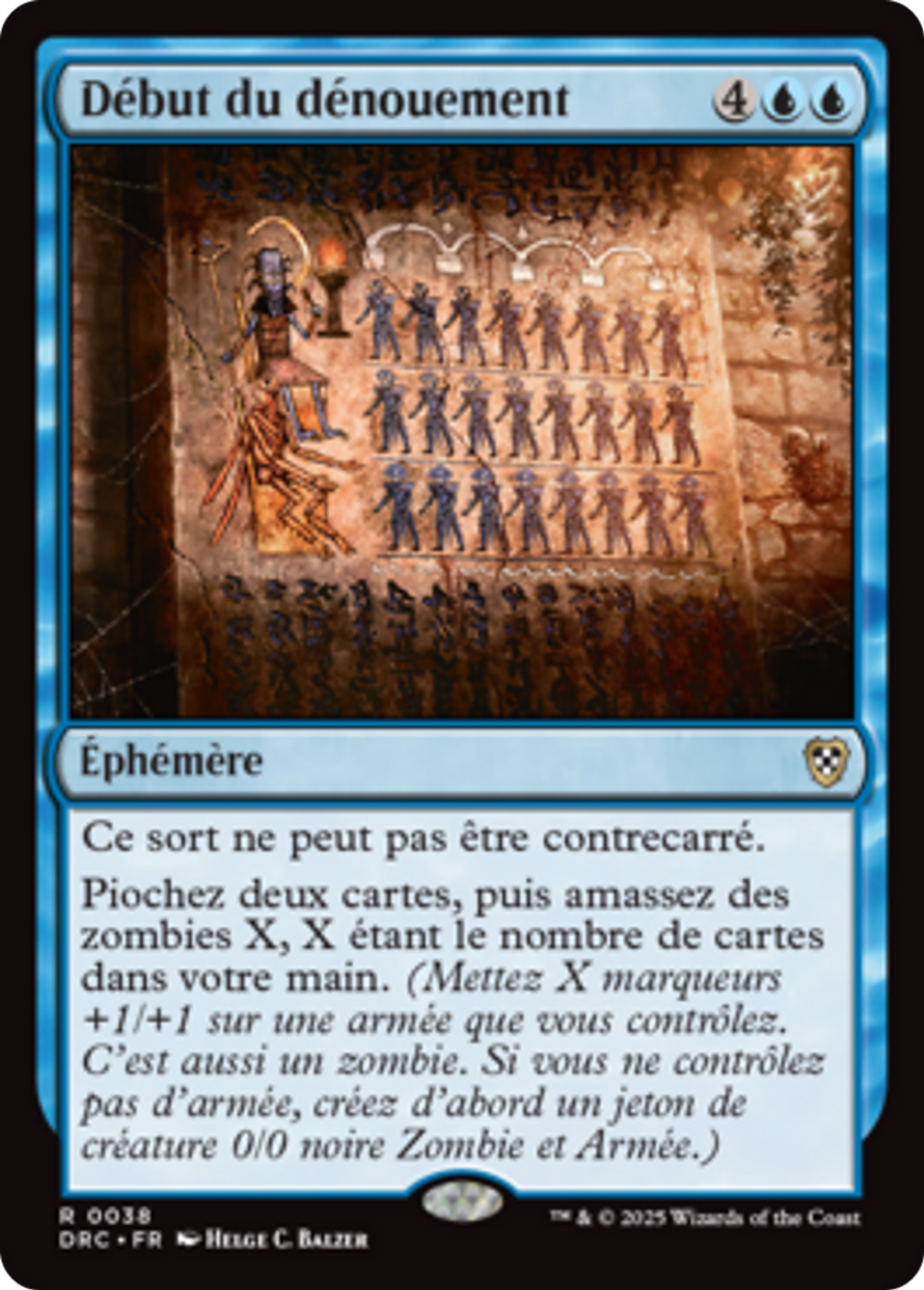 Début du dénouement — Aetherdrift Commander — Magic: The Gathering