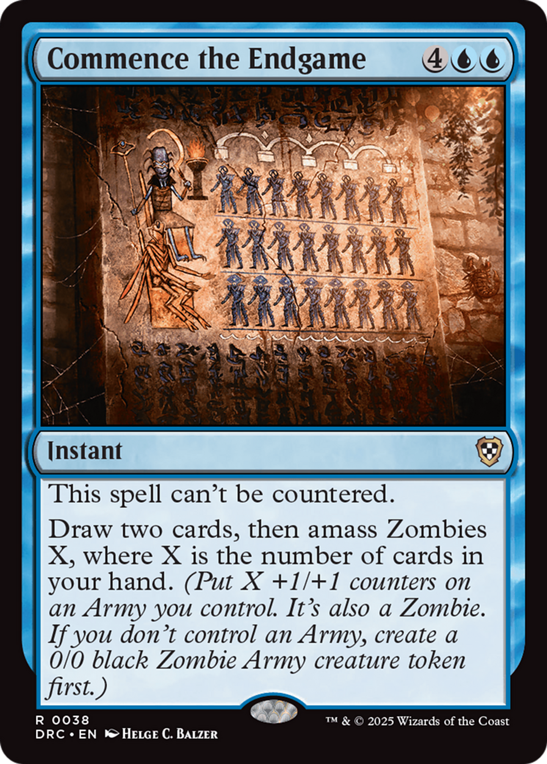 Commence the Endgame — Aetherdrift Commander — Magic: The Gathering