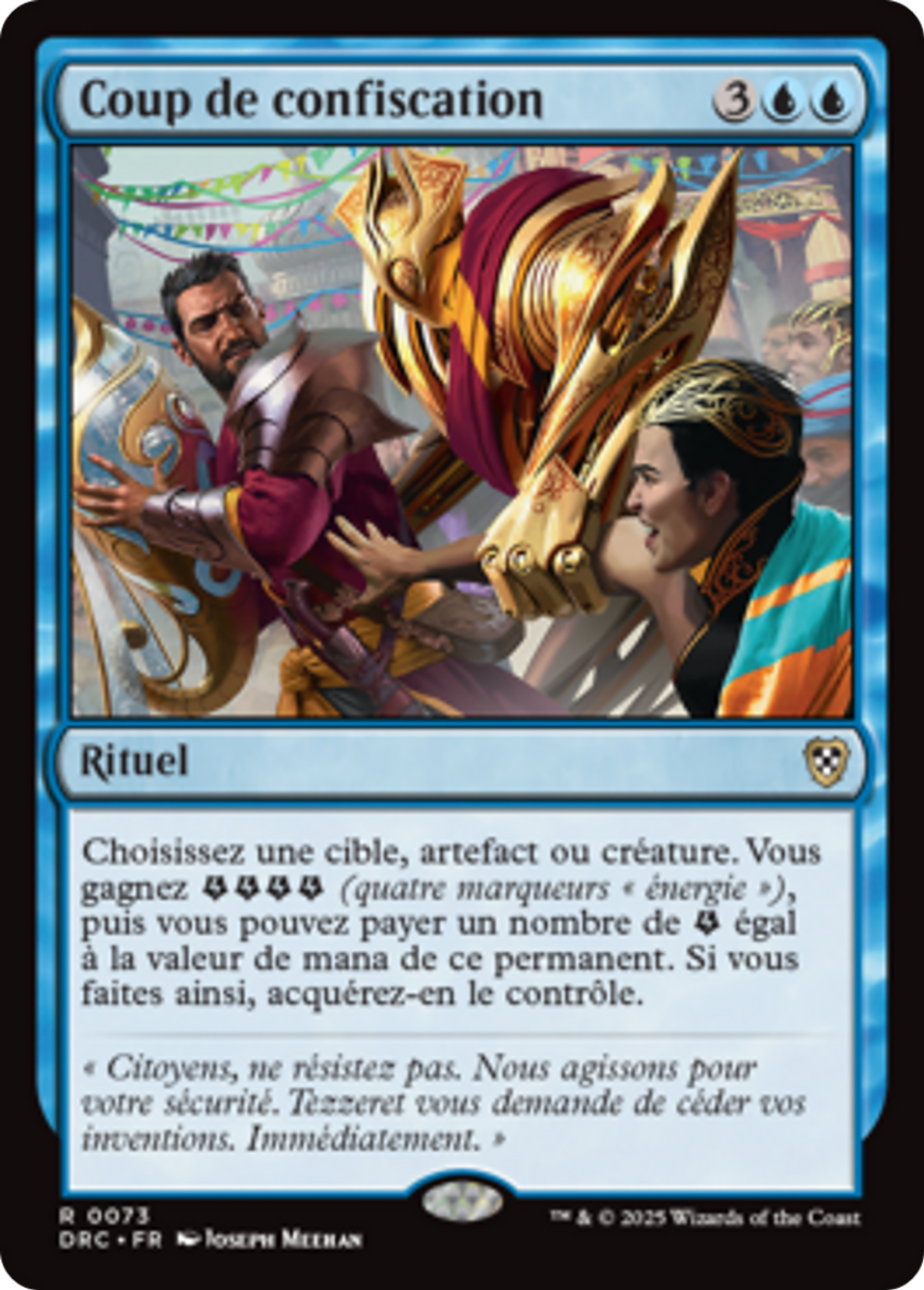 Coup de confiscation — Aetherdrift Commander — Magic: The Gathering