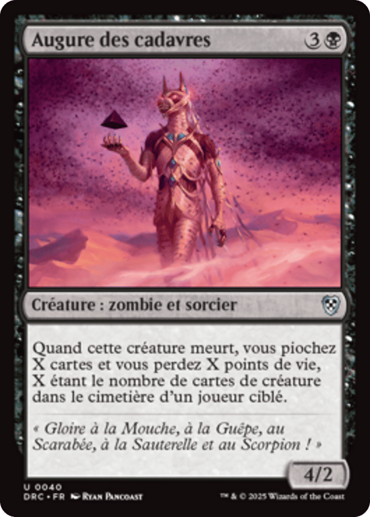 Augure des cadavres — Aetherdrift Commander — Magic: The Gathering