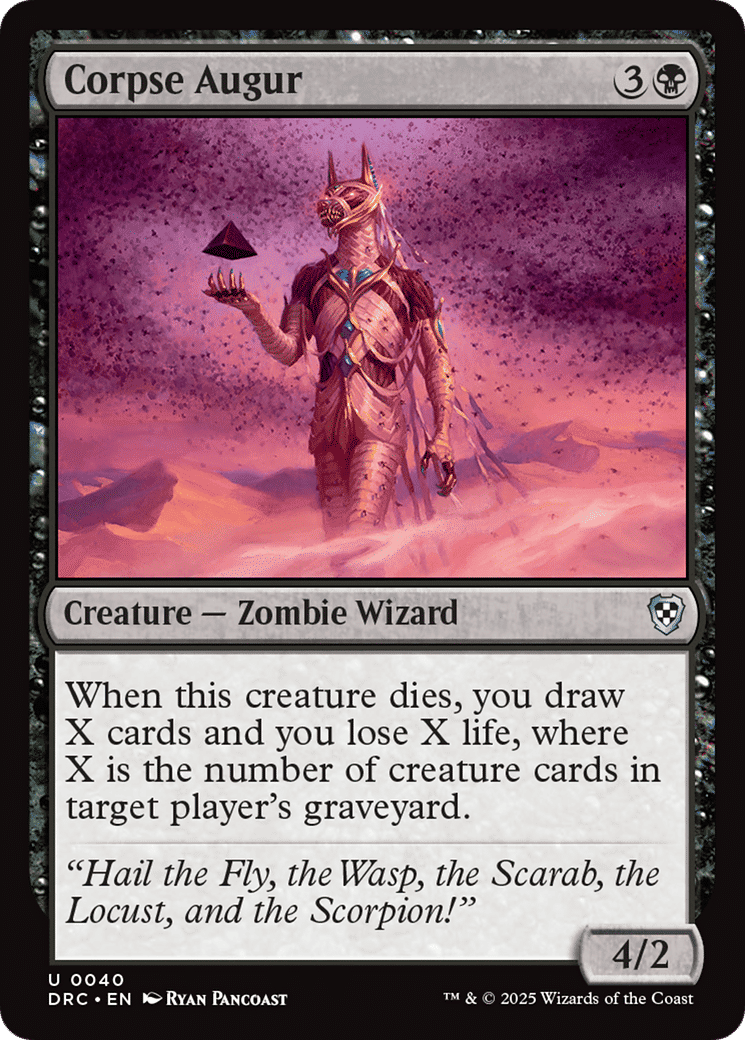 Corpse Augur — Aetherdrift Commander — Magic: The Gathering