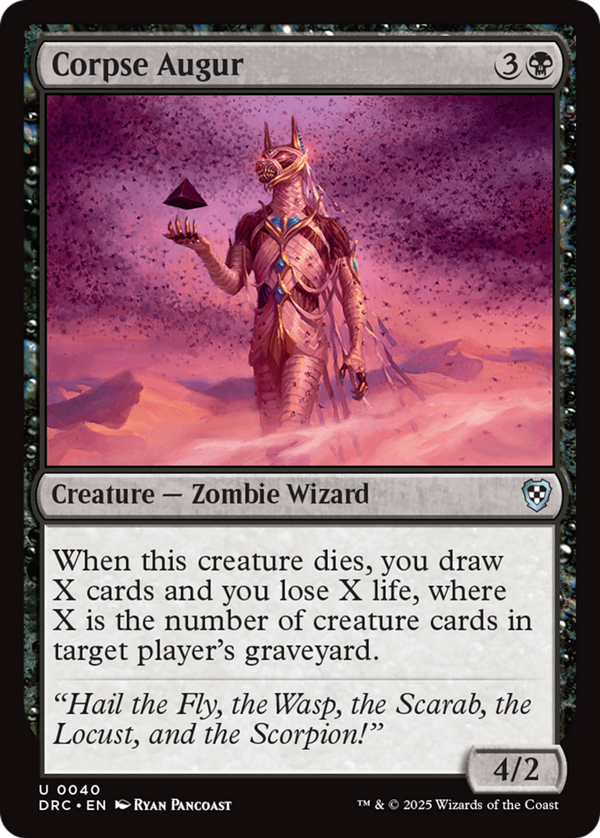 Corpse Augur — Aetherdrift Commander — Magic: The Gathering
