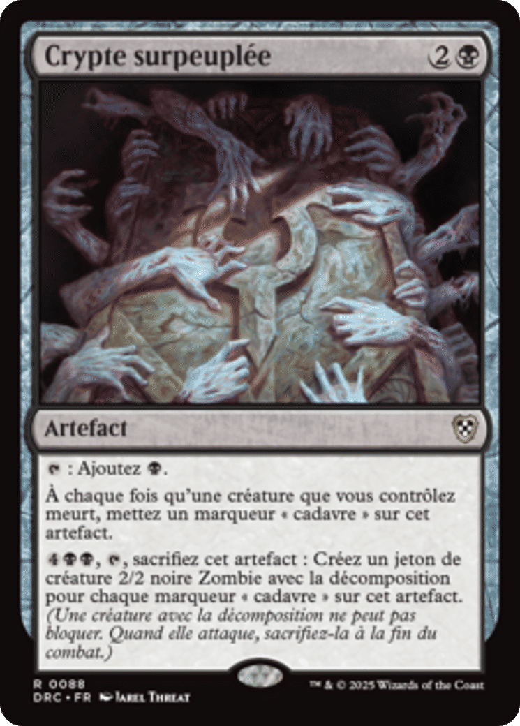 Crypte surpeuplée — Aetherdrift Commander — Magic: The Gathering