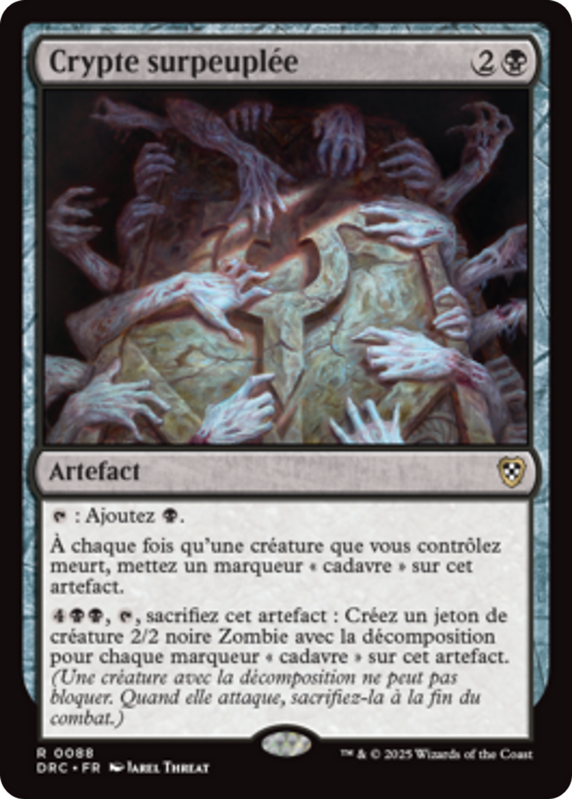 Crypte surpeuplée — Aetherdrift Commander — Magic: The Gathering