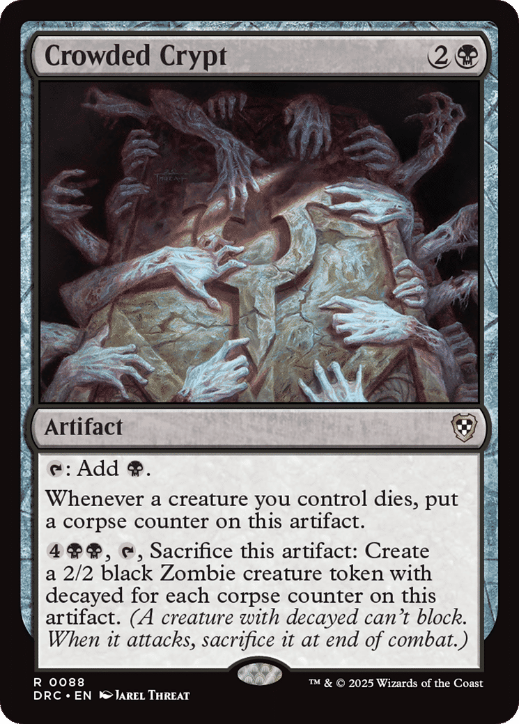Crowded Crypt — Aetherdrift Commander — Magic: The Gathering