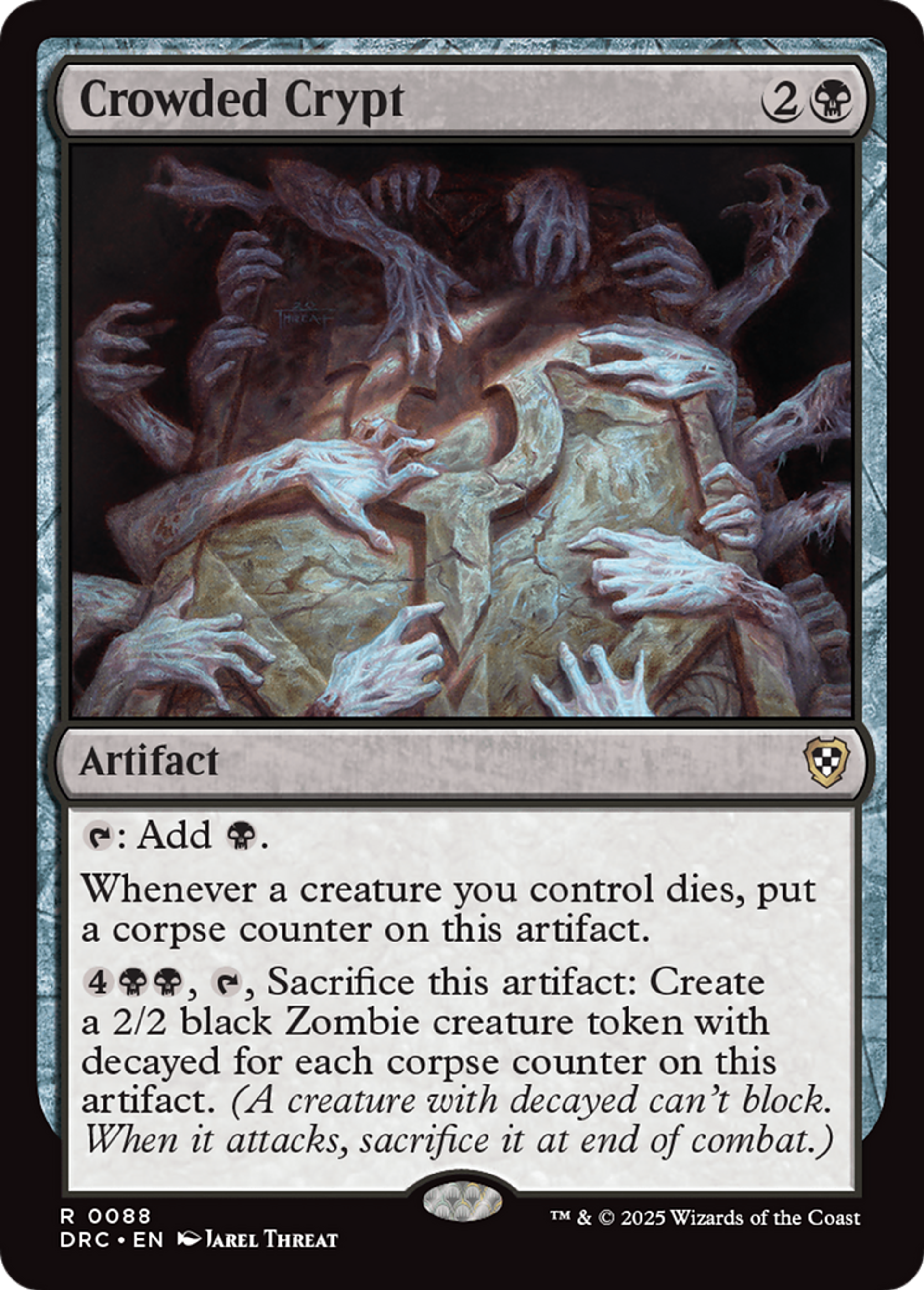 Crowded Crypt — Aetherdrift Commander — Magic: The Gathering