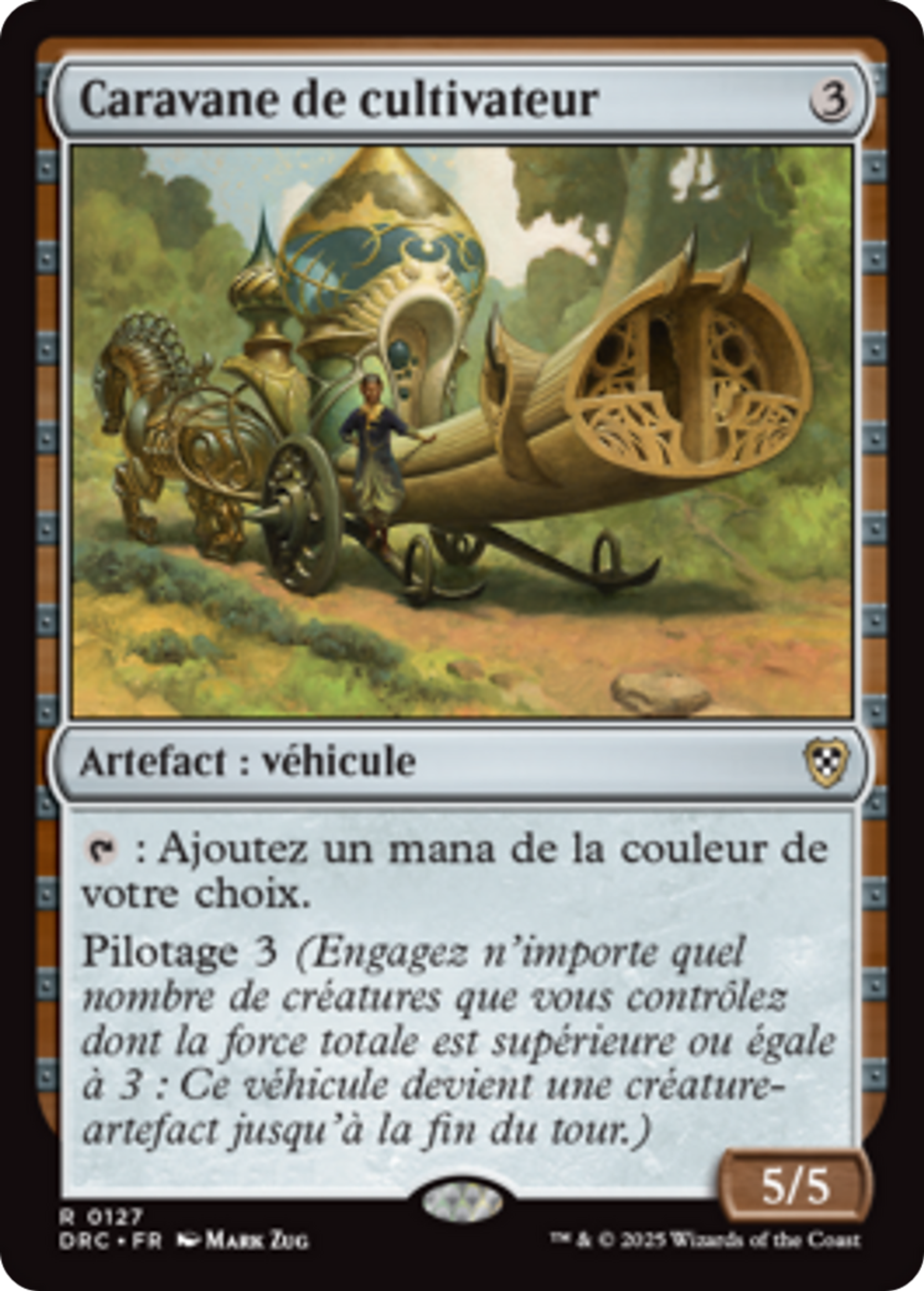 Caravane de cultivateur — Aetherdrift Commander — Magic: The Gathering