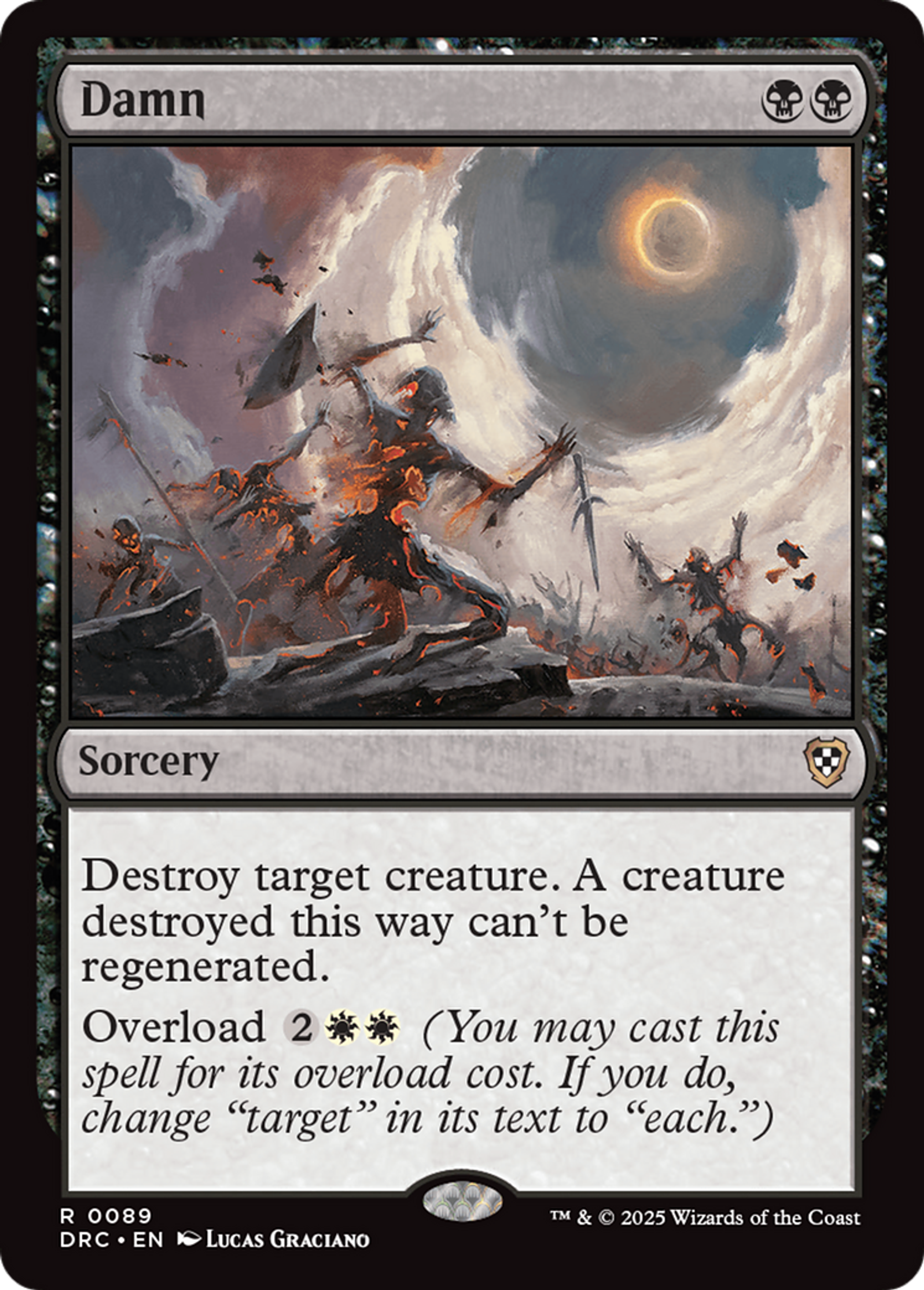 Damn — Aetherdrift Commander — Magic: The Gathering