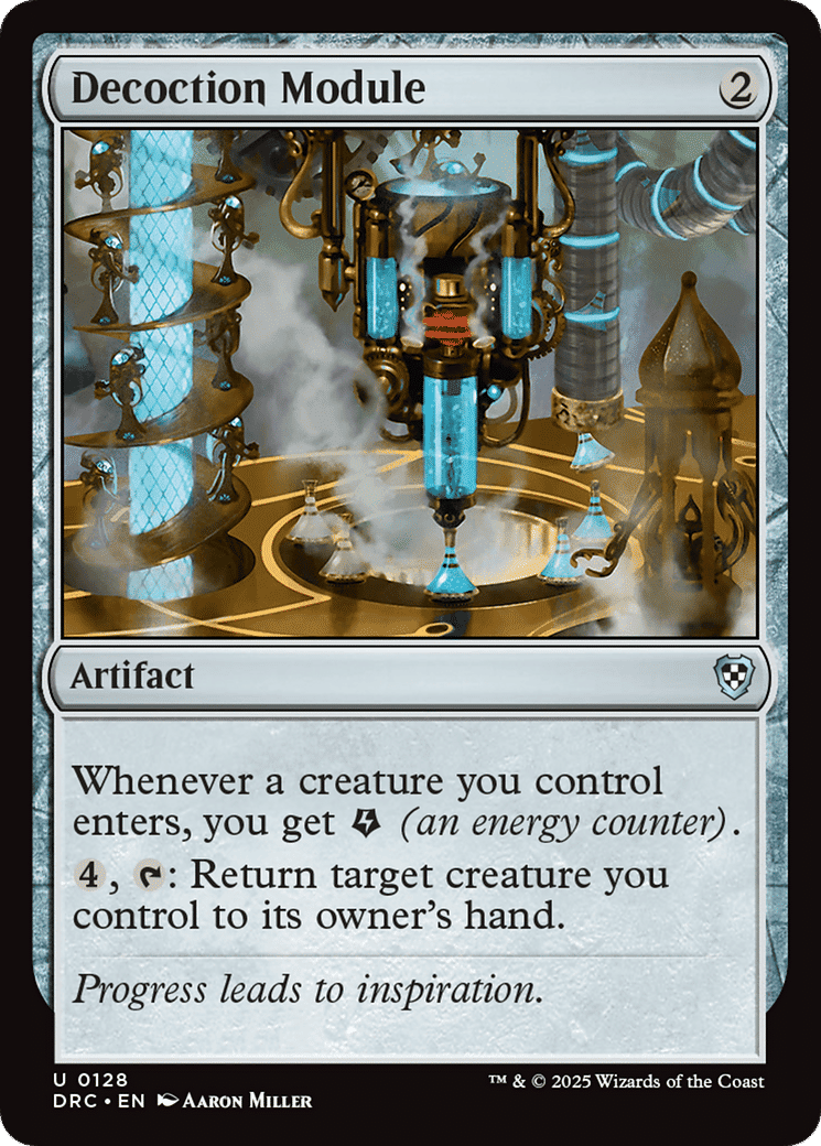 Decoction Module — Aetherdrift Commander — Magic: The Gathering
